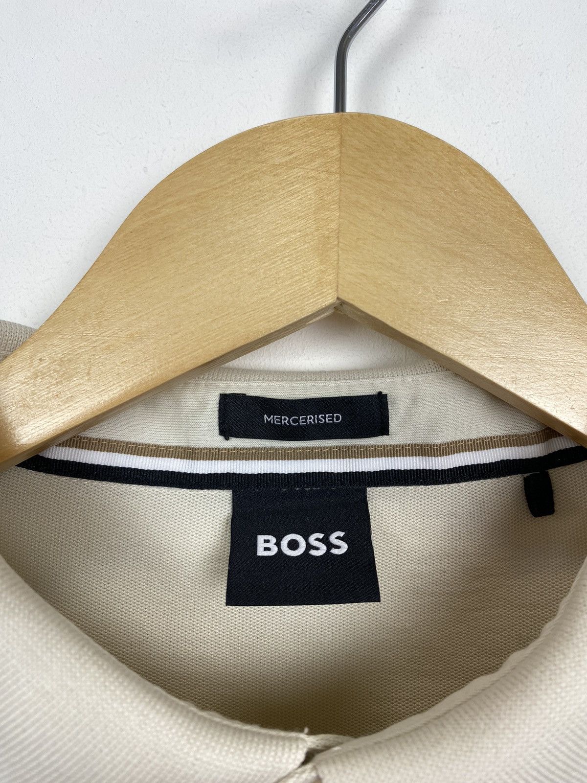 Hugo Boss Hugo Boss Polo Shirt Short Sleeve Buttons-Up Striped Top Size US L / EU 52-54 / 3 - 3 Thumbnail