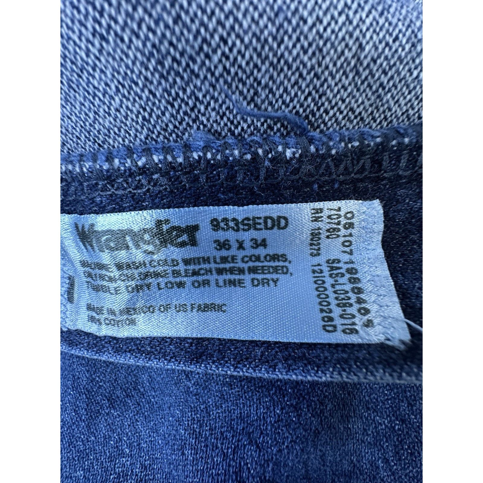 Wrangler Wrangler Jeans Mens 36 Fits 36x34 Cowboy Western VTG 933SEDD Size US 36 / EU 52 - 7 Thumbnail