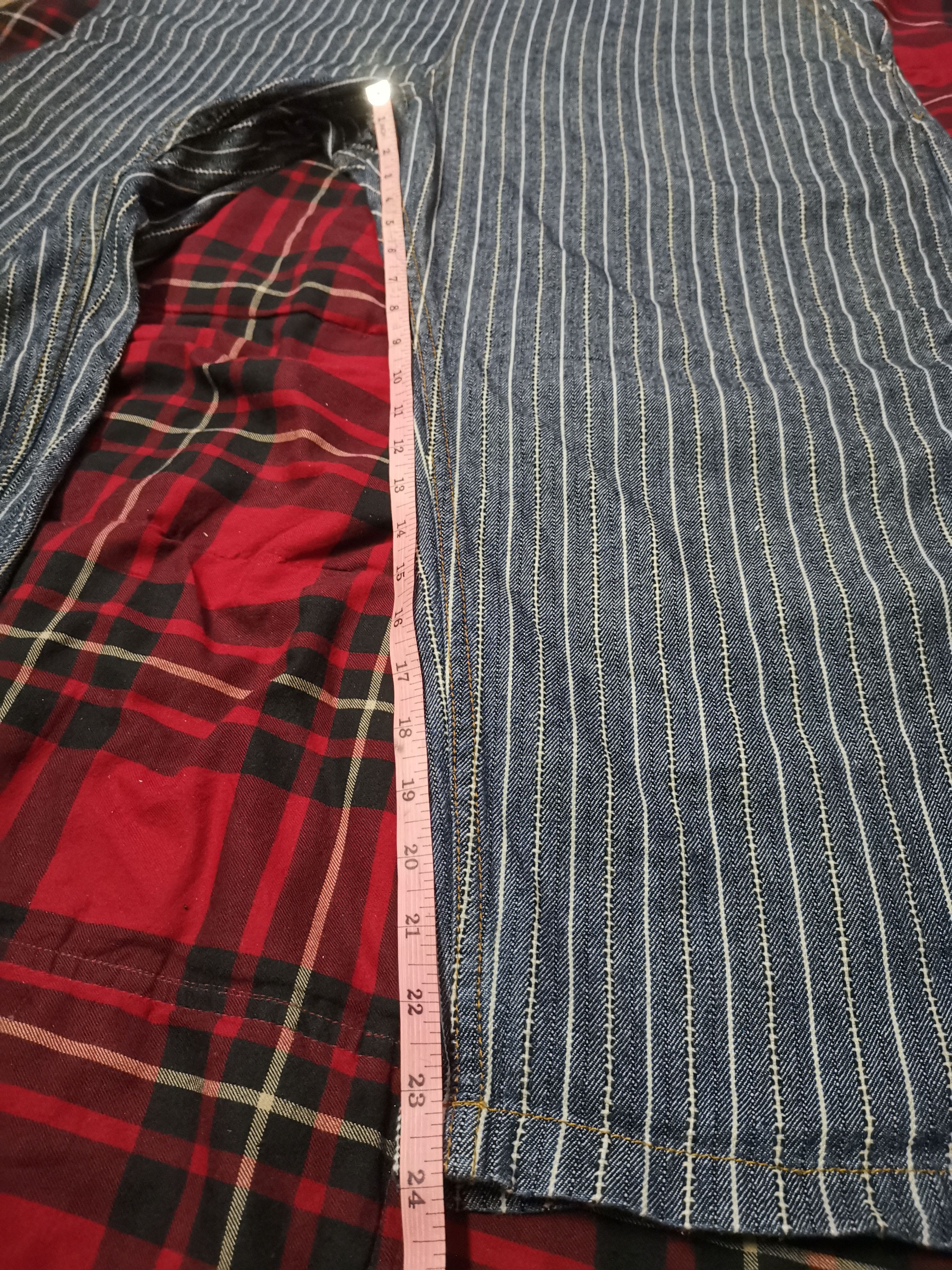Issey Miyake × Japanese Brand × Ne-Net 💥Rare💥 Vtg Ne-net Issey Miyake Hickory Overall Suspender Size 34" / US 12 / IT 48 - 24 Thumbnail