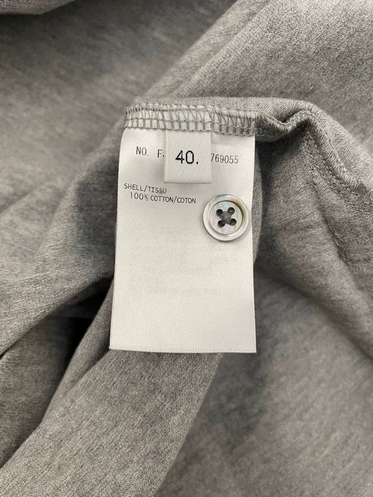 Thom Browne Thom browne Gray classic four-striped long-sleeved T-shirt Size US XXS / EU 40 - 7 Thumbnail