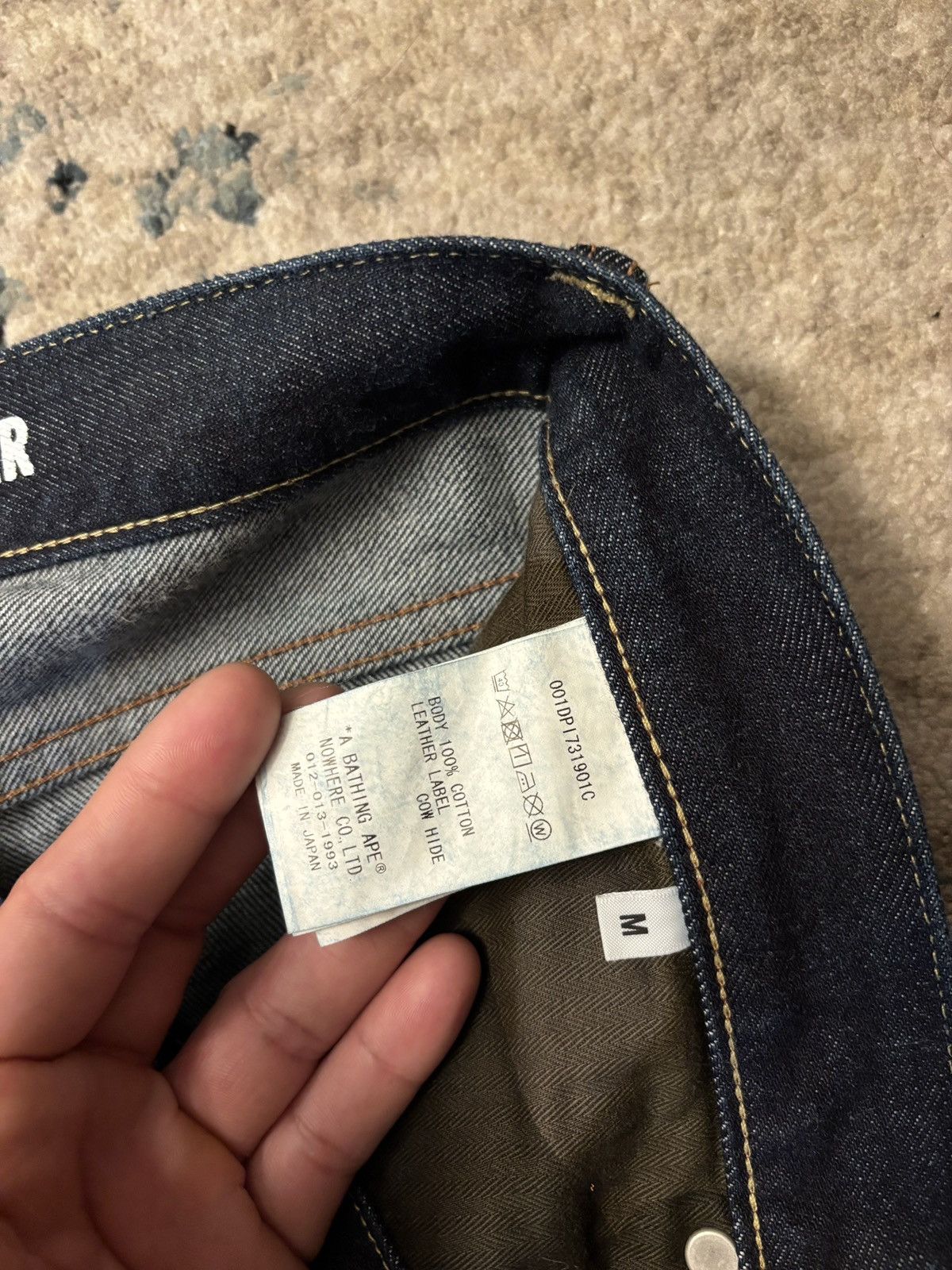 Bape × October's Very Own Bape x OVO Denim Pants Size Medium (Fits 30-31) Worn Lightly Size US 31 - 5 Thumbnail