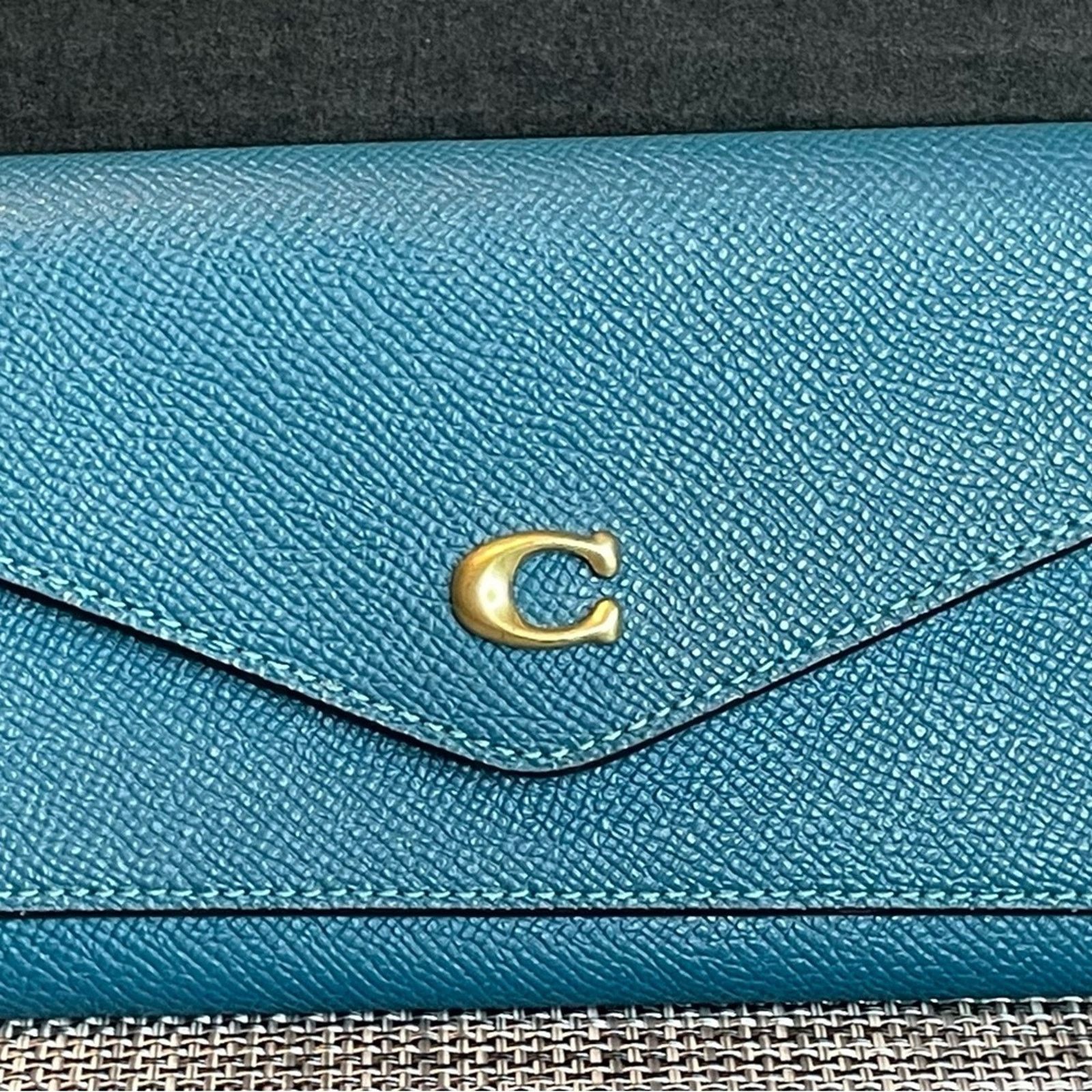 Coach Coach Crossgrain Texture Leather Wyn Envelope Wallet Size ONE SIZE - 2 Thumbnail