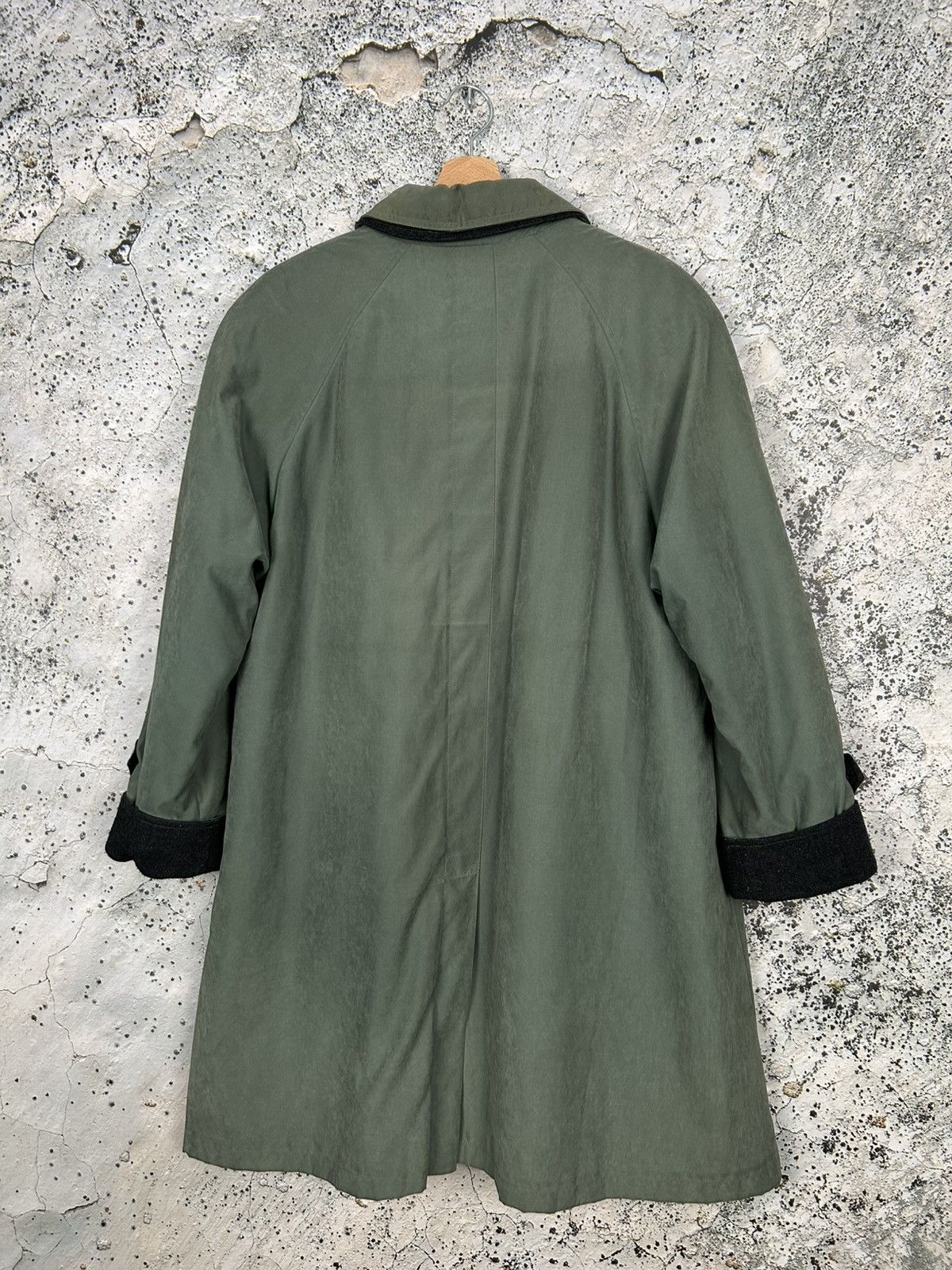 Vintage Vintage Green Coat Avant Garde Archive Japanese Designer Size US L / EU 52-54 / 3 - 4 Thumbnail