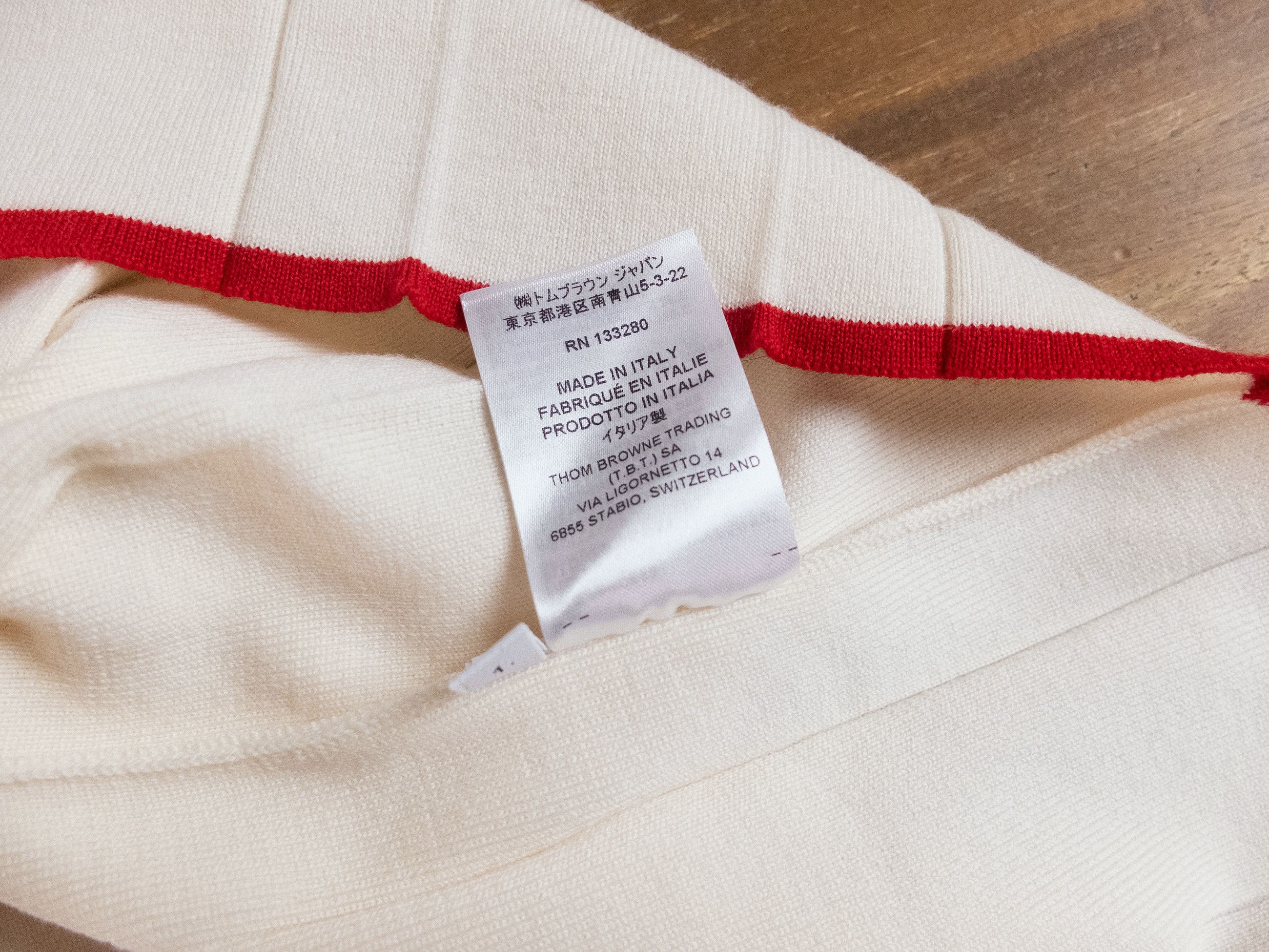 Thom Browne THOM BROWNE ecru white pleated wool mini skirt 40 Size 27" / US 4 / IT 40 - 9 Thumbnail