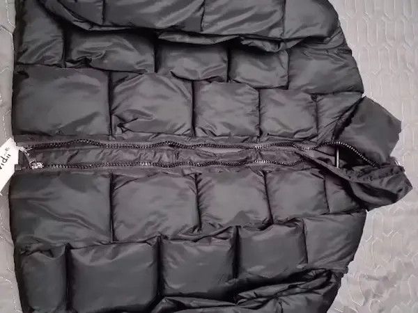 Other Black Layered-Design Puffer Jacket Size XL / US 12-14 / IT 48-50 - 3 Thumbnail