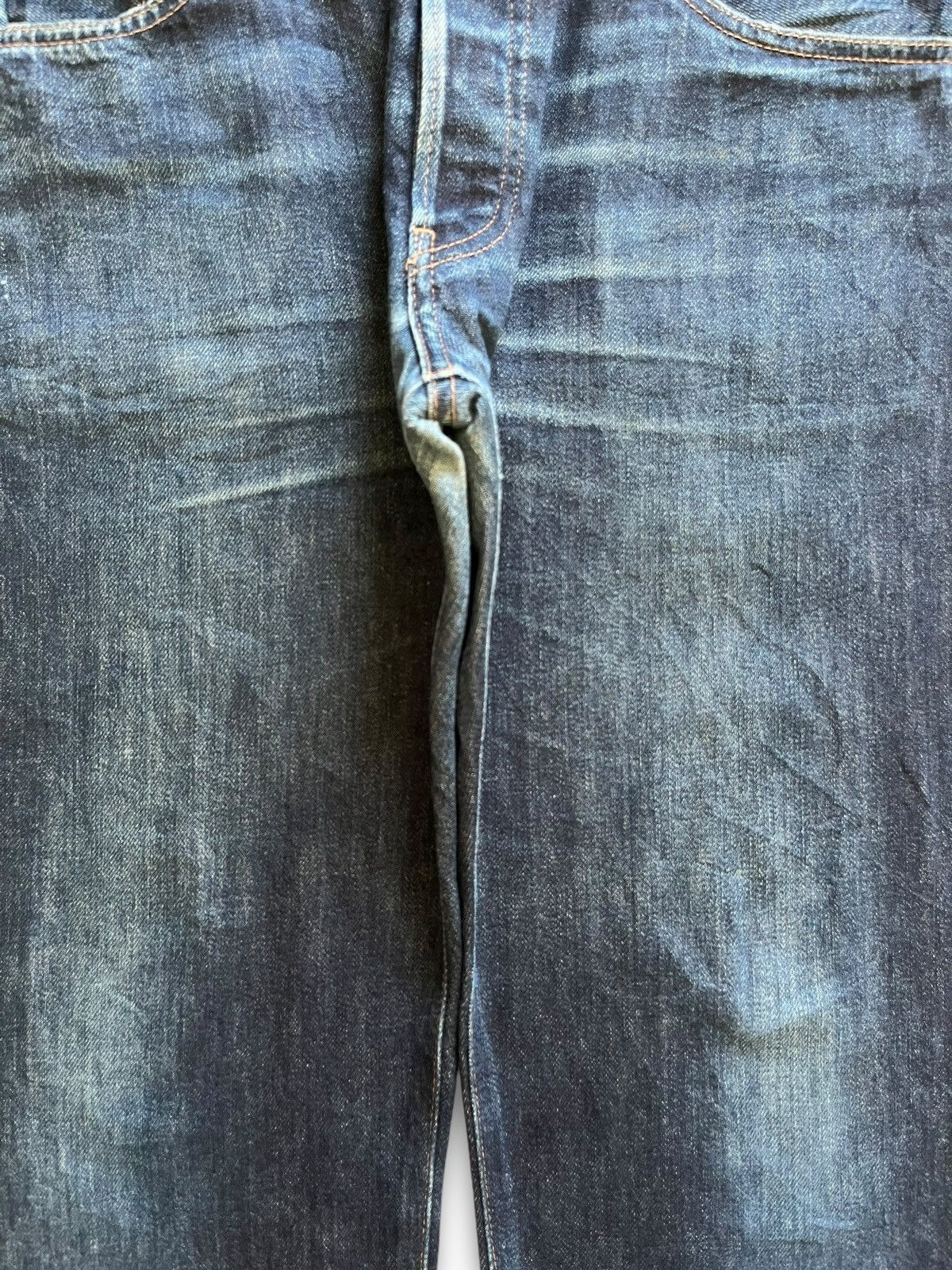 Uniqlo Vintage Japanese Uniqlo Selvedge Button Fly Loose Jeans Size US 37 - 6 Thumbnail
