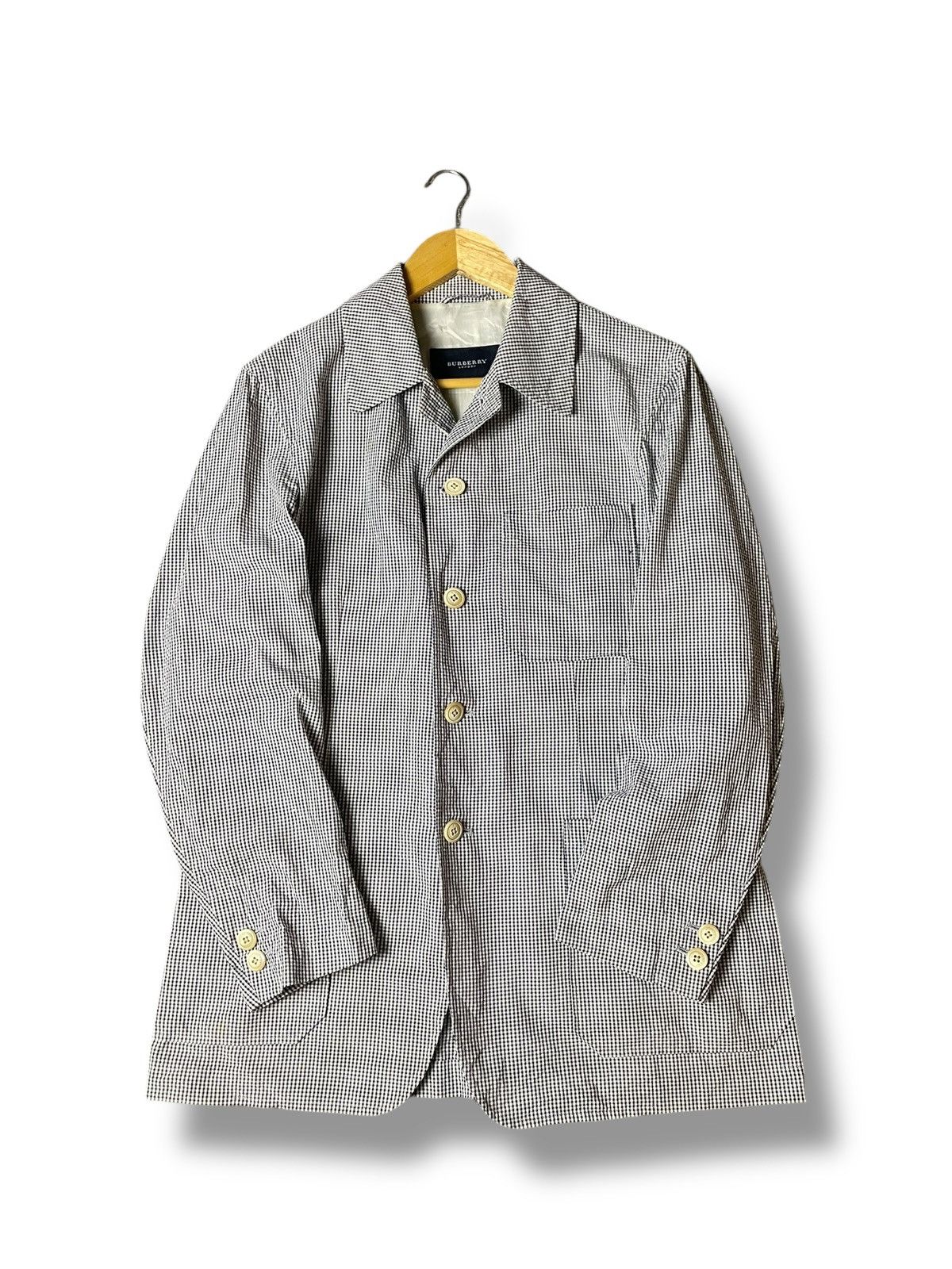Burberry × Designer × Vintage BURBERRY LONDON Checkered Light Jacket (103) Size US XS / EU 42 / 0 - 1 Thumbnail