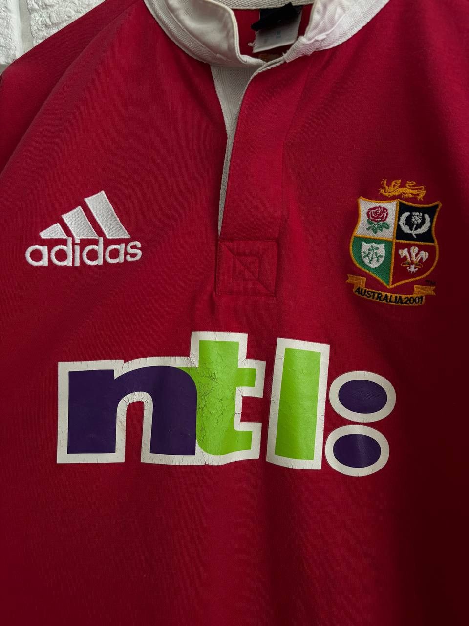 Adidas Vintage Adidas 2001 British Irish Lions Rugby Jersey Size US S / EU 44-46 / 1 - 9 Thumbnail