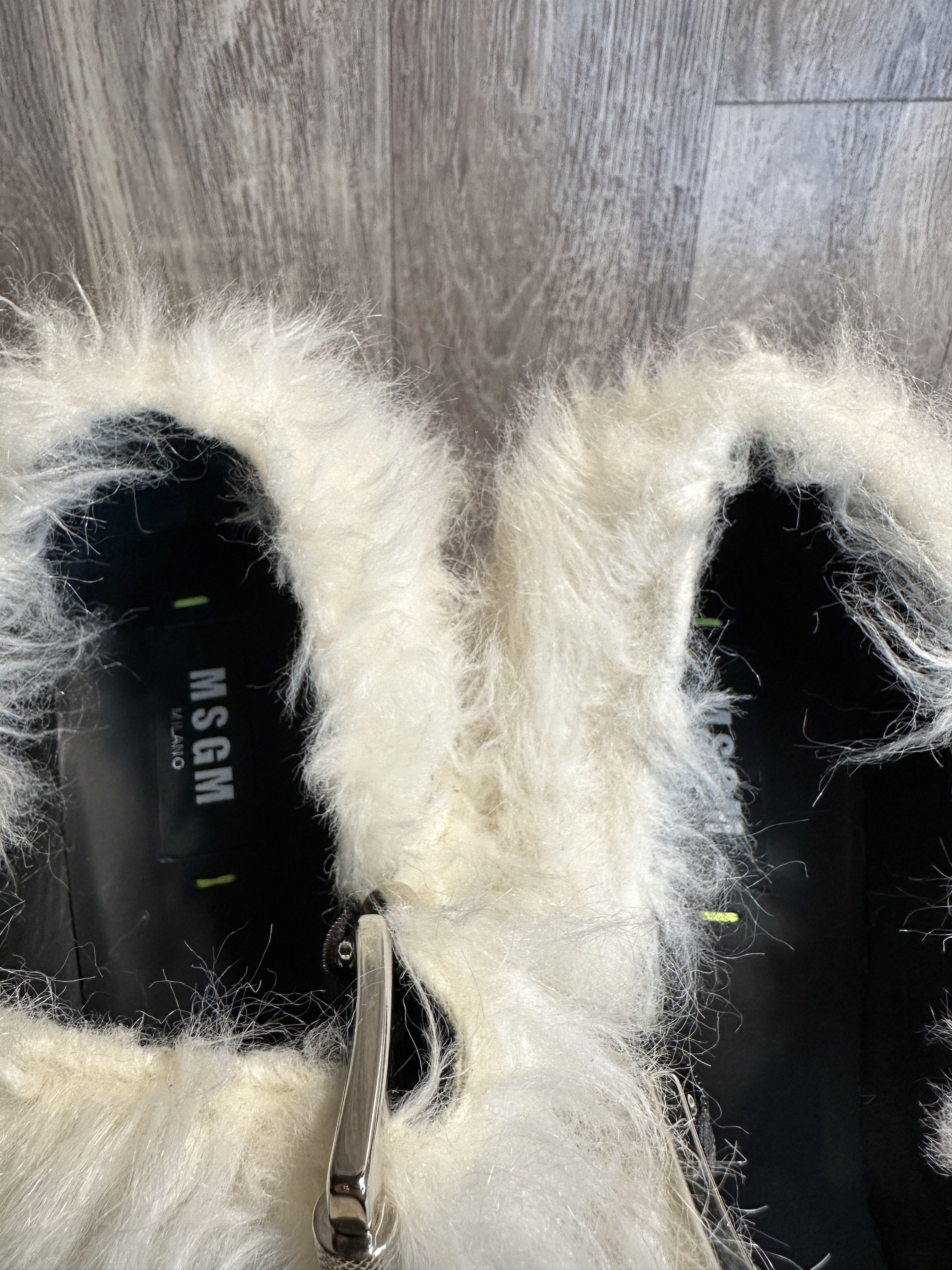 MSGM MSGM faux-fur buckled pumps 41 Size US 11 / IT 41 - 5 Thumbnail