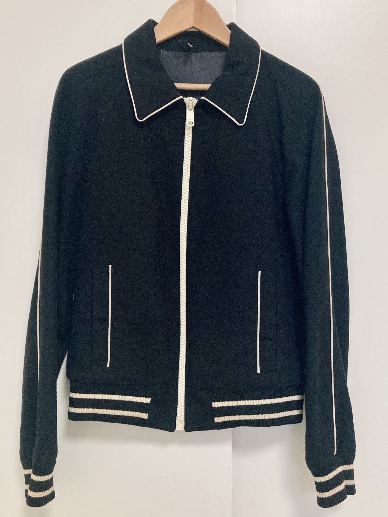 Hedi Slimane DIOR HOMME BY HEDI SLIMANE FW05 WOOL VARSITY BASEBALL JACKET Size US S / EU 44-46 / 1 - 1 Thumbnail
