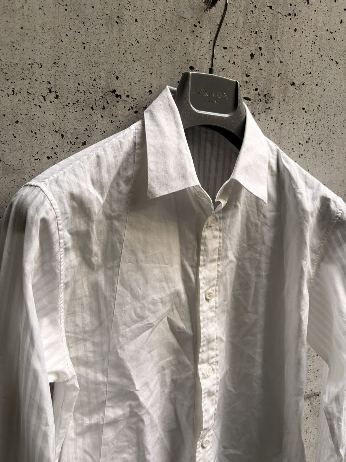 Dior × Hedi Slimane SS06 Dior homme Hedi slimane striped seethru Shirt Size US M / EU 48-50 / 2 - 4 Thumbnail