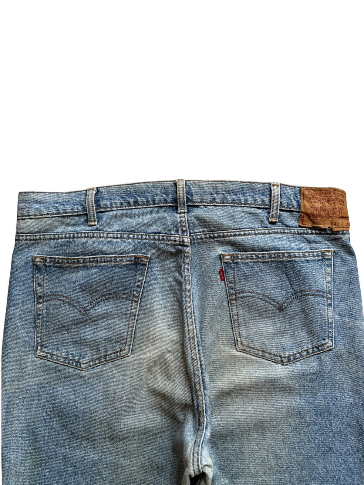 Levi's Vintage 90s Levis 515 Mud Wash Loose Jeans Size US 39 - 8 Thumbnail