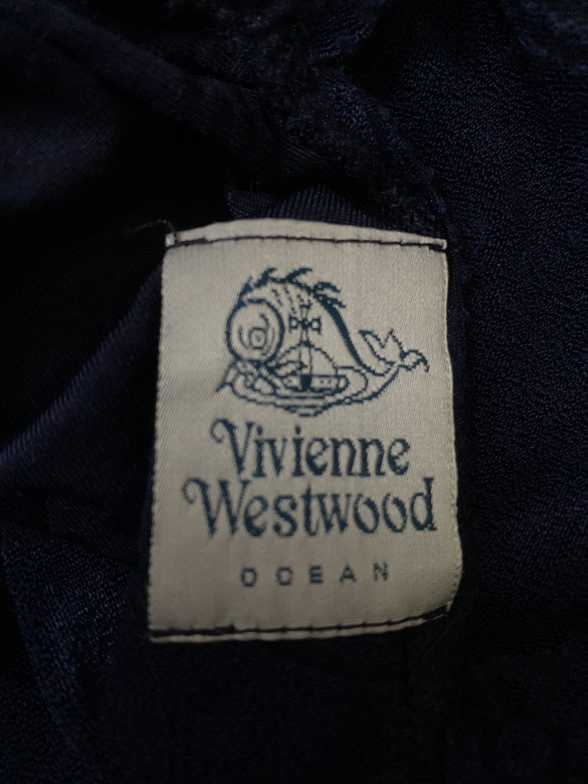 Vivienne Westwood 💥Vivienne Westwood Ocean Rayon Monogram Shirt Size S / US 4 / IT 40 - 6 Thumbnail
