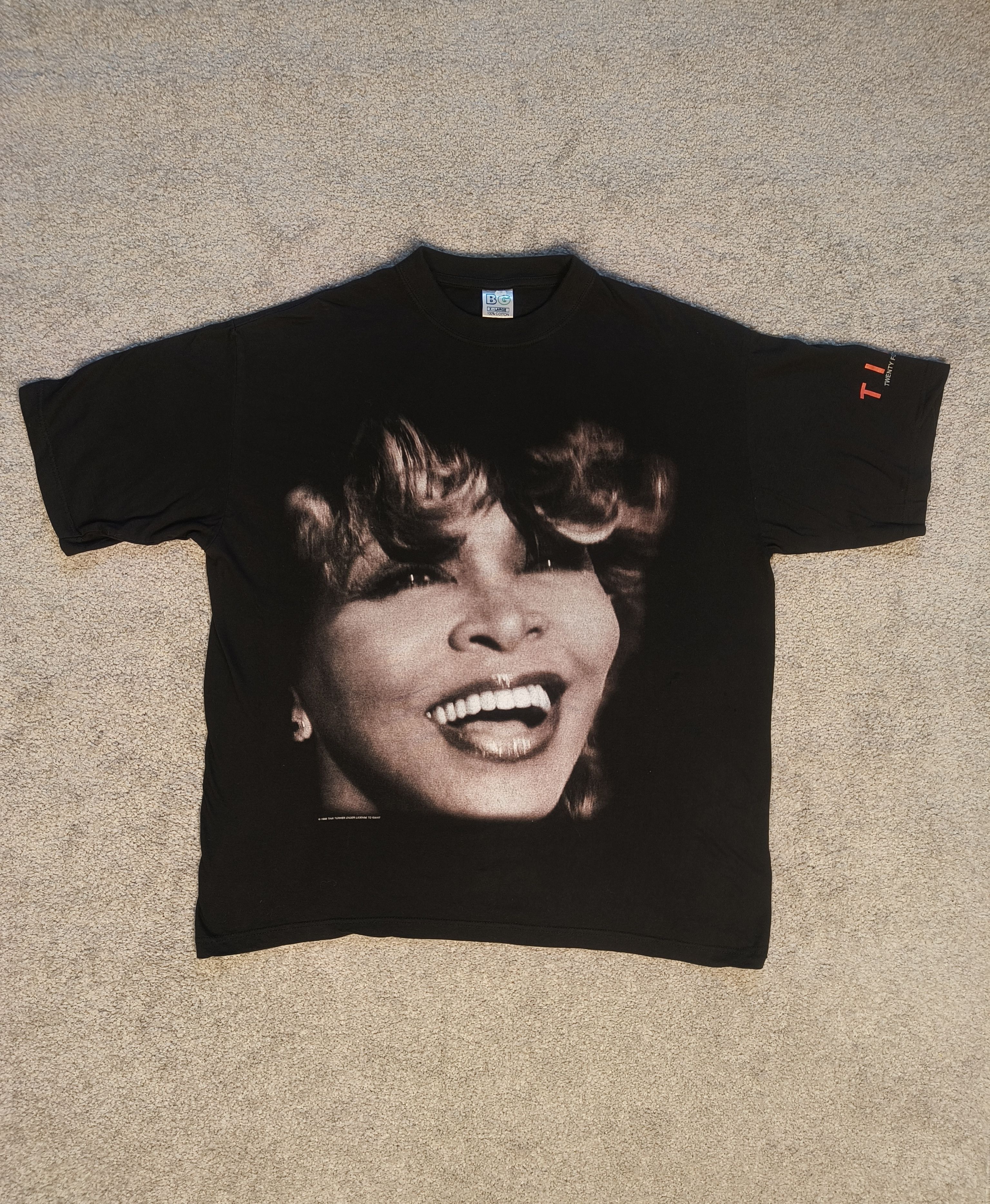 Band Tees × Vintage Tina Turner Vtg 1999 Twenty Four Seven Album Promo T Shirt Size US XL / EU 56 / 4 - 1 Thumbnail