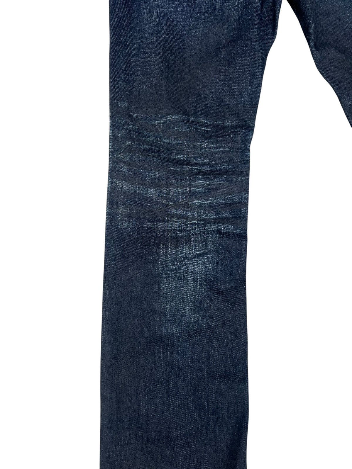 Black Barrett Vintage Neil Barret Black Barret Coated Waxed Slim Jeans Size US 31 - 16 Thumbnail