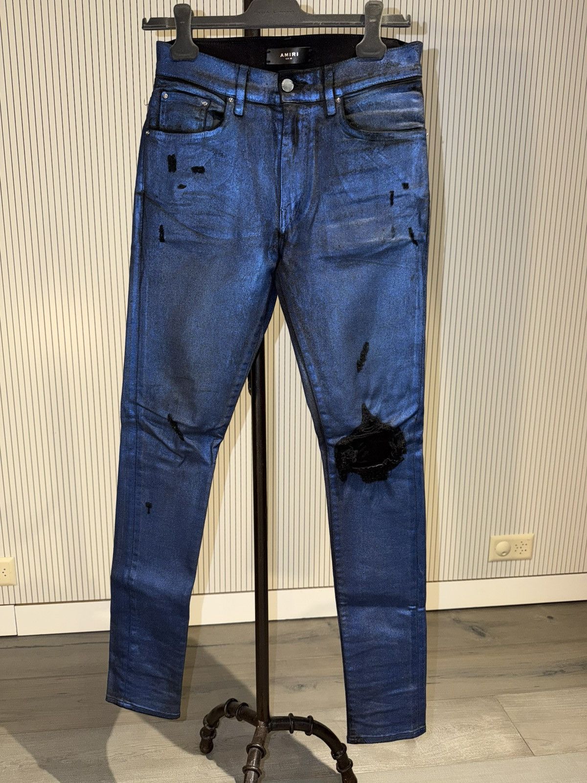 Amiri Amiri Glitter Slim Pants Size US 30 / EU 46 - 1 Thumbnail