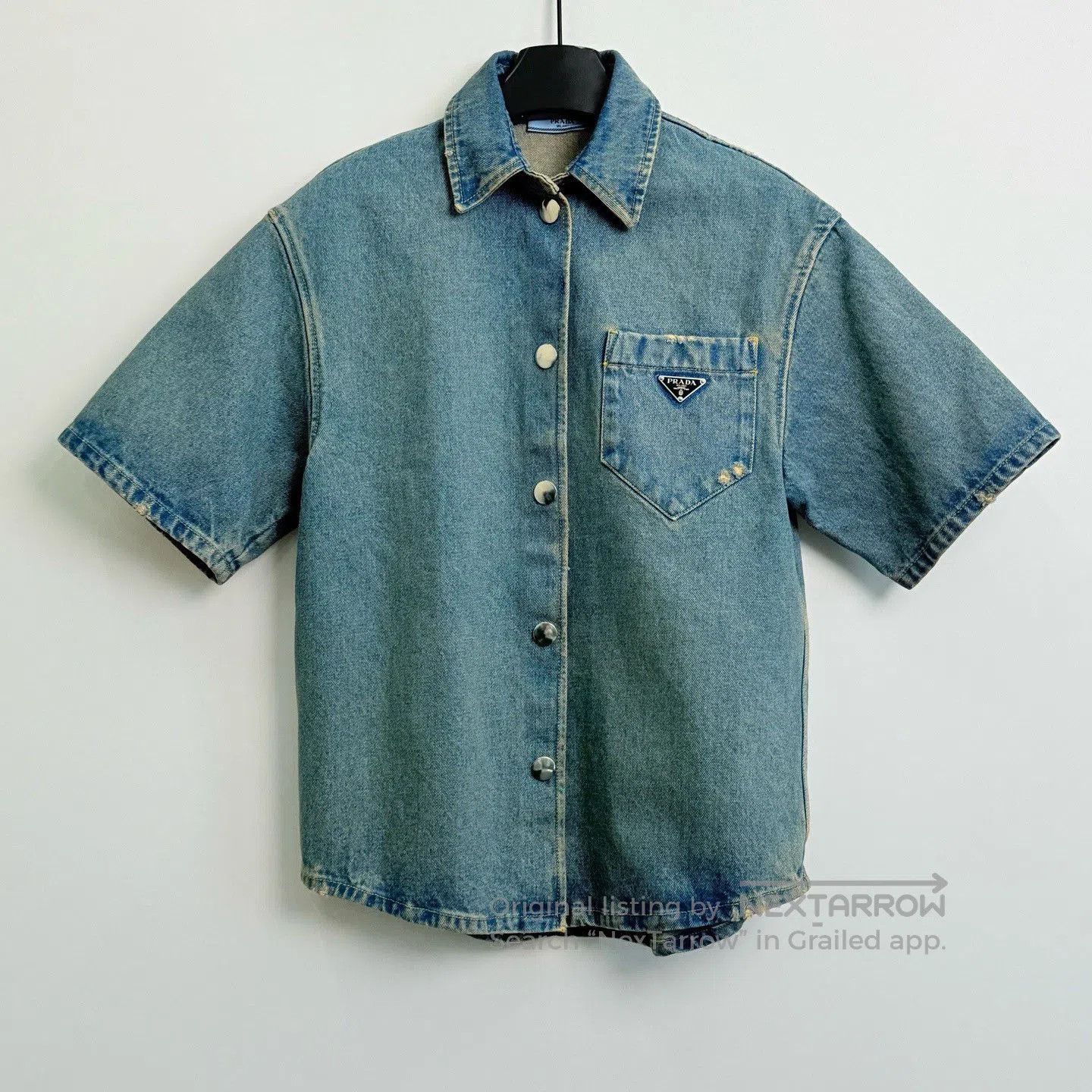 Prada Prada Logo Denim Short. Size US M / EU 48-50 / 2 - 1 Thumbnail