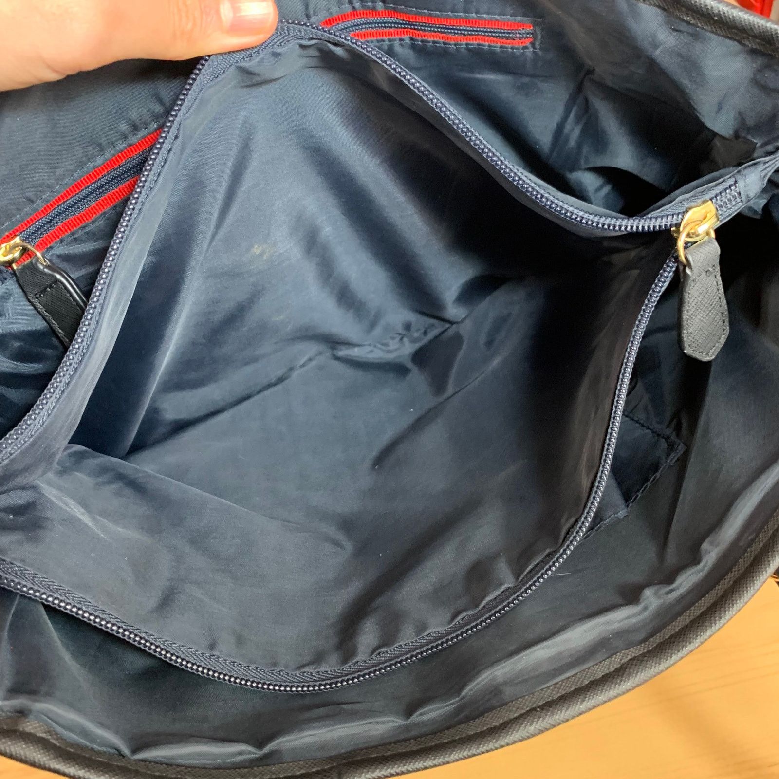 Tommy Hilfiger Tommy Hilfiger Womens Tote Bag Black-White Size Medium Purse Size ONE SIZE - 14 Thumbnail