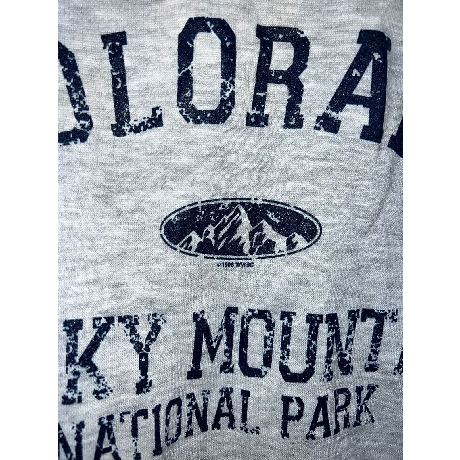 Vintage Vintage Rocky Mountain National Park Hoodie Gray VTG 90s L Size US L / EU 52-54 / 3 - 4 Thumbnail