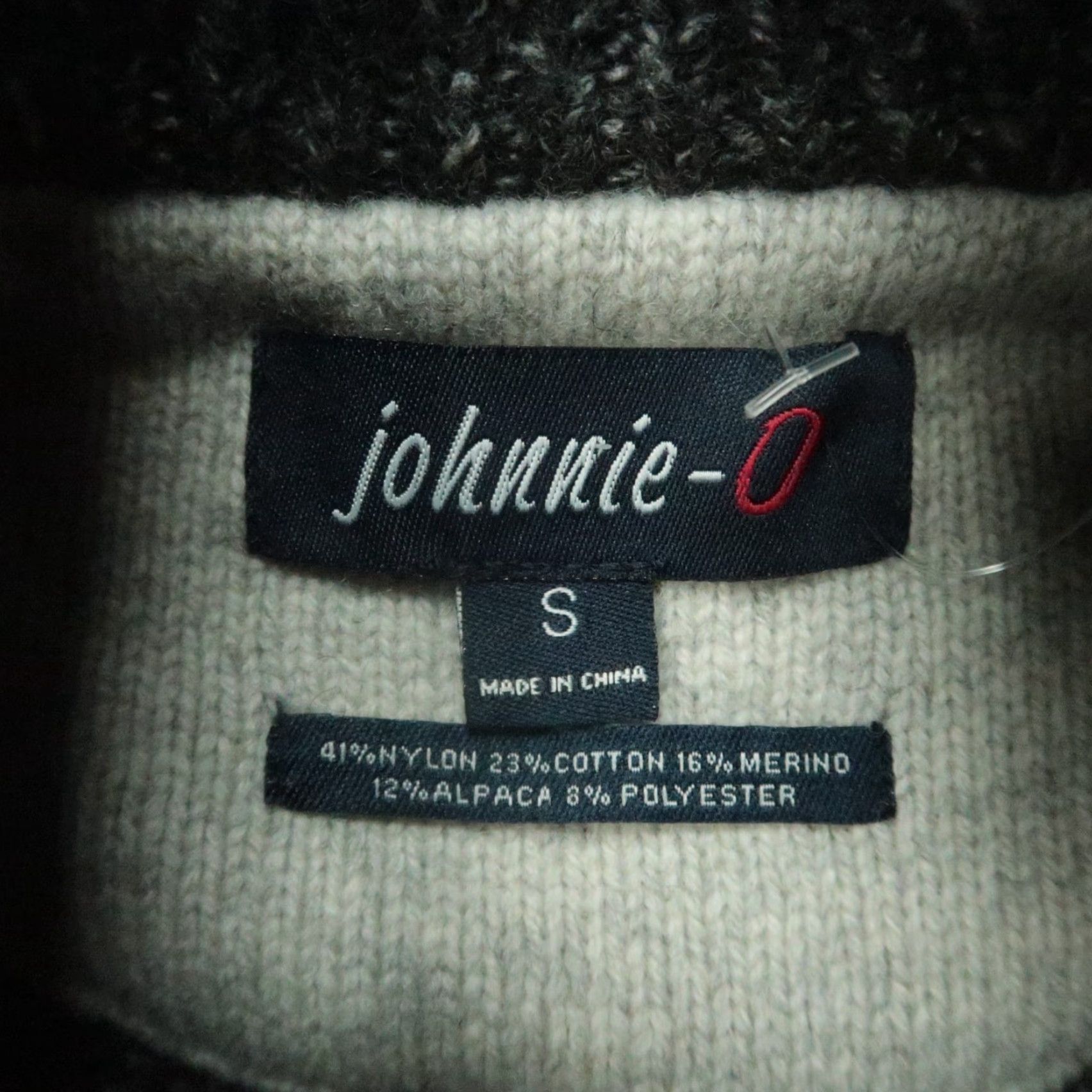johnnie-O Johnnie O Sweater Mens Small Gray Wool Alpaca Blend Henley Pullover Size US S / EU 44-46 / 1 - 3 Thumbnail