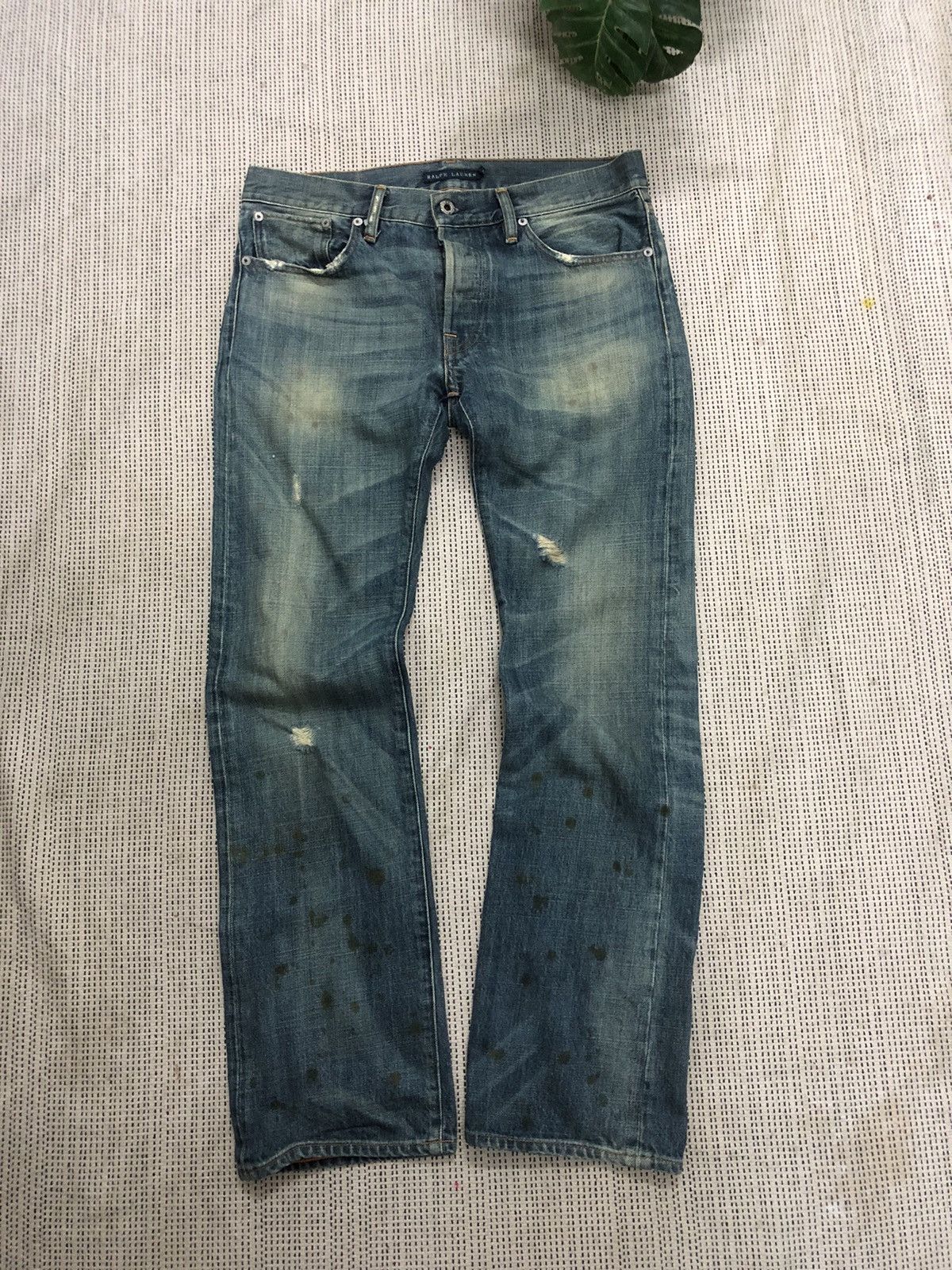 Ralph Lauren × Vintage ❗️LAST CALL ❗️Vintage Distressed Ralph Lauren denim w34/35 Size US 34 / EU 50 - 2 Thumbnail