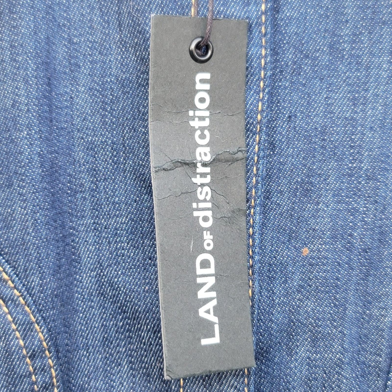 The Unbranded Brand Land Of Distraction 70’s Inspired Denim Flared Jumpsuit Size 26" / US 2 / IT 38 - 7 Thumbnail
