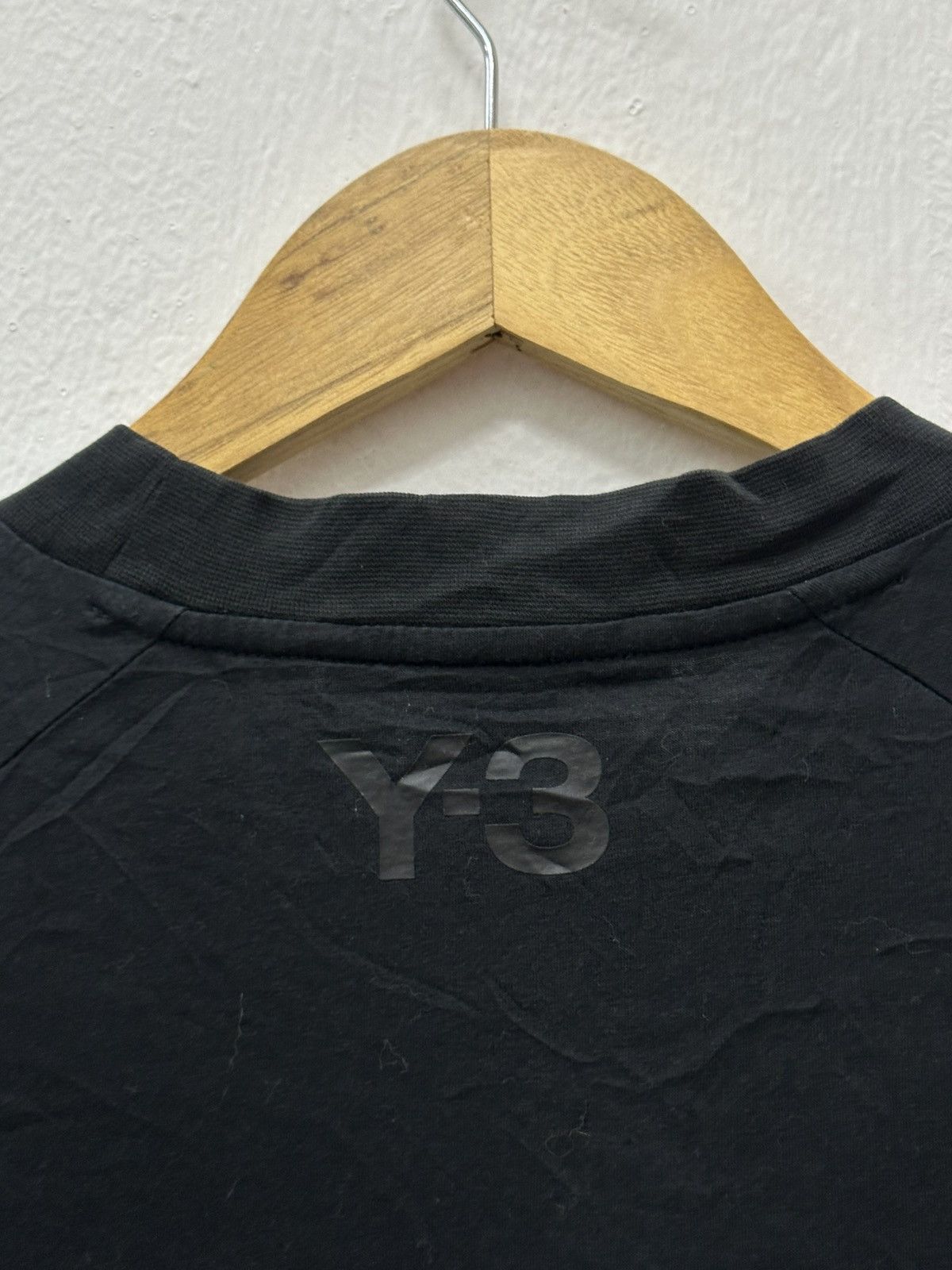 Y-3 FW16 Y-3 Yohji Yamamoto Metallic Logo Tee Size US M / EU 48-50 / 2 - 13 Thumbnail