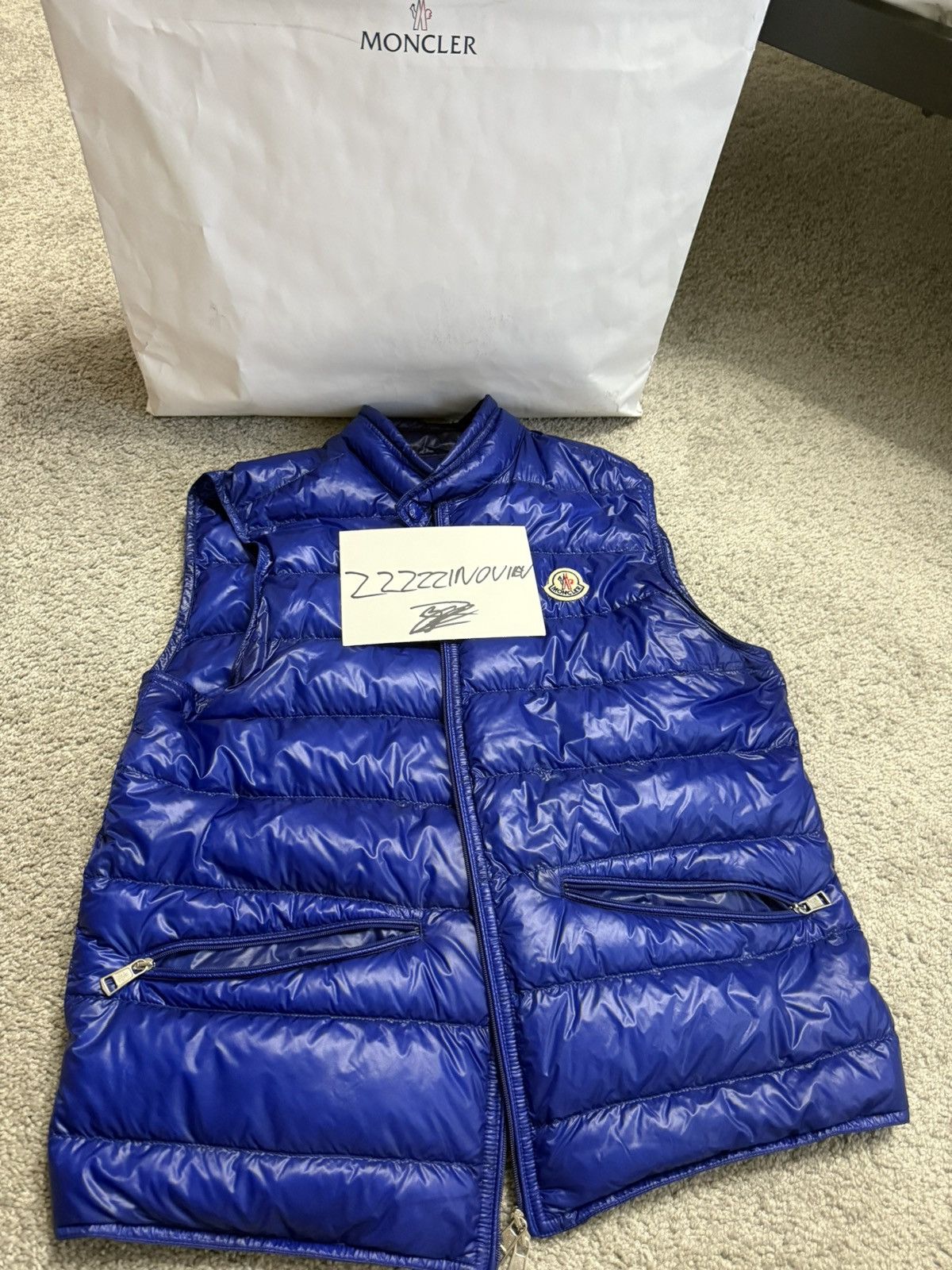 Moncler Moncler Longue Saison Gui Vest — Size 3 (Medium-Large) Size US M / EU 48-50 / 2 - 1 Thumbnail
