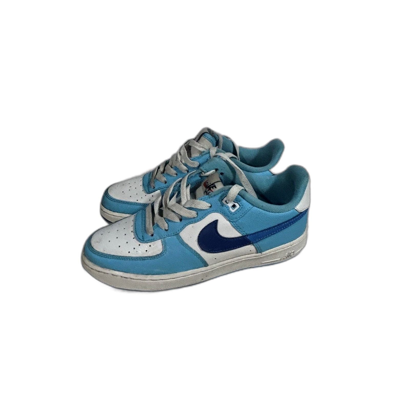 Nike Nike Air Force 1 LV8 2 GS AF1 Split Light Photo Blue Kids Sn Size US XXS / EU 40 - 6 Thumbnail