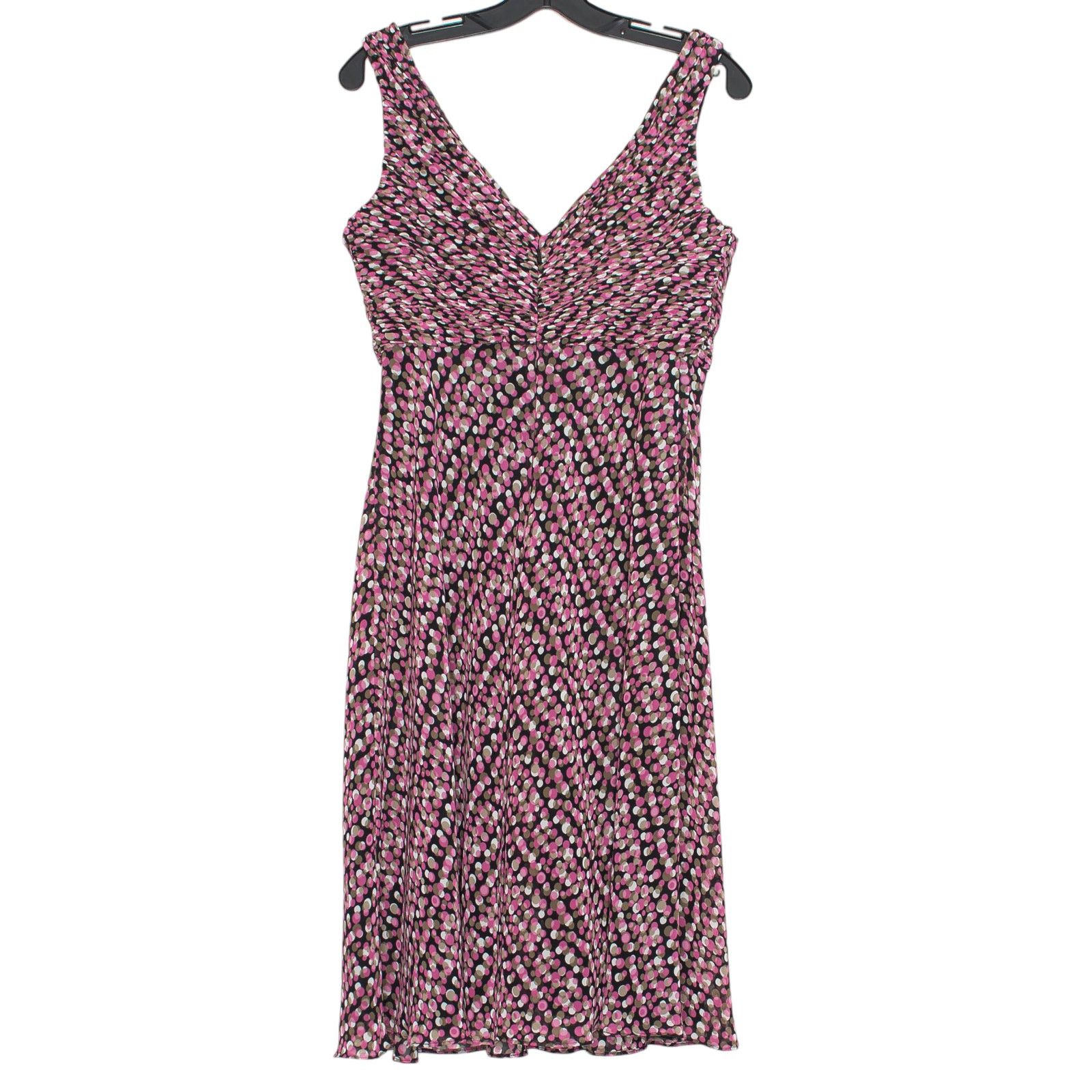 Other NWT Y2K Dress Pink Polka Dot Abstract Coquette Romantic 10 Size L / US 10 / IT 46 - 2 Thumbnail