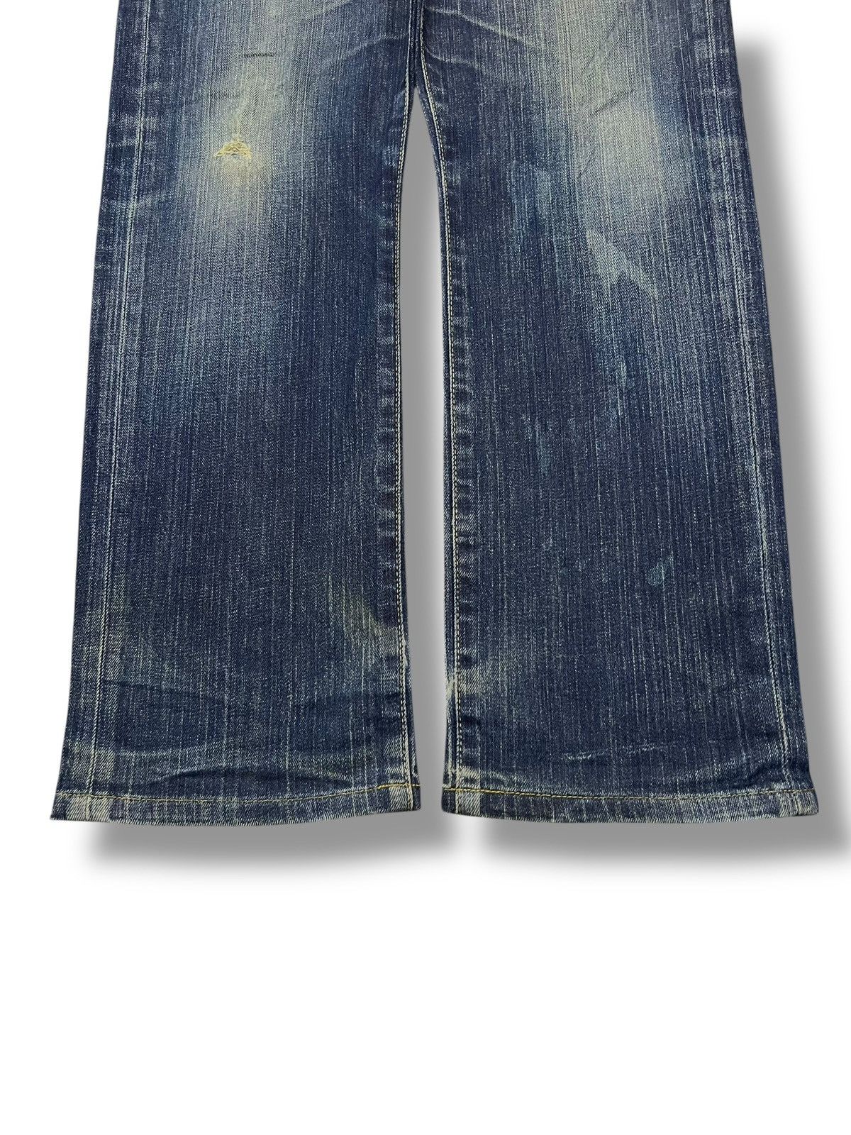 Uniqlo Vintage Uniqlo S-001 Japan - Faded Rusty Wash Jeans Size US 34 / EU 50 - 6 Thumbnail