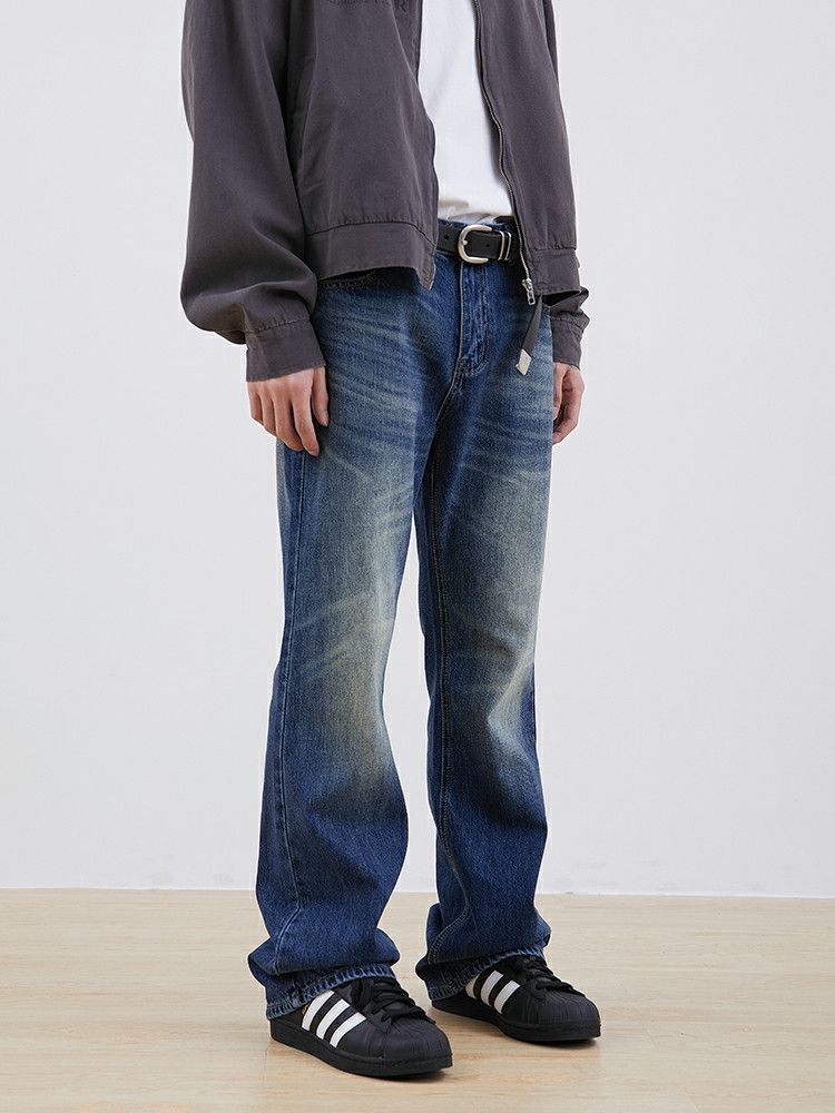 y2k denim washed faded hiphop jeans