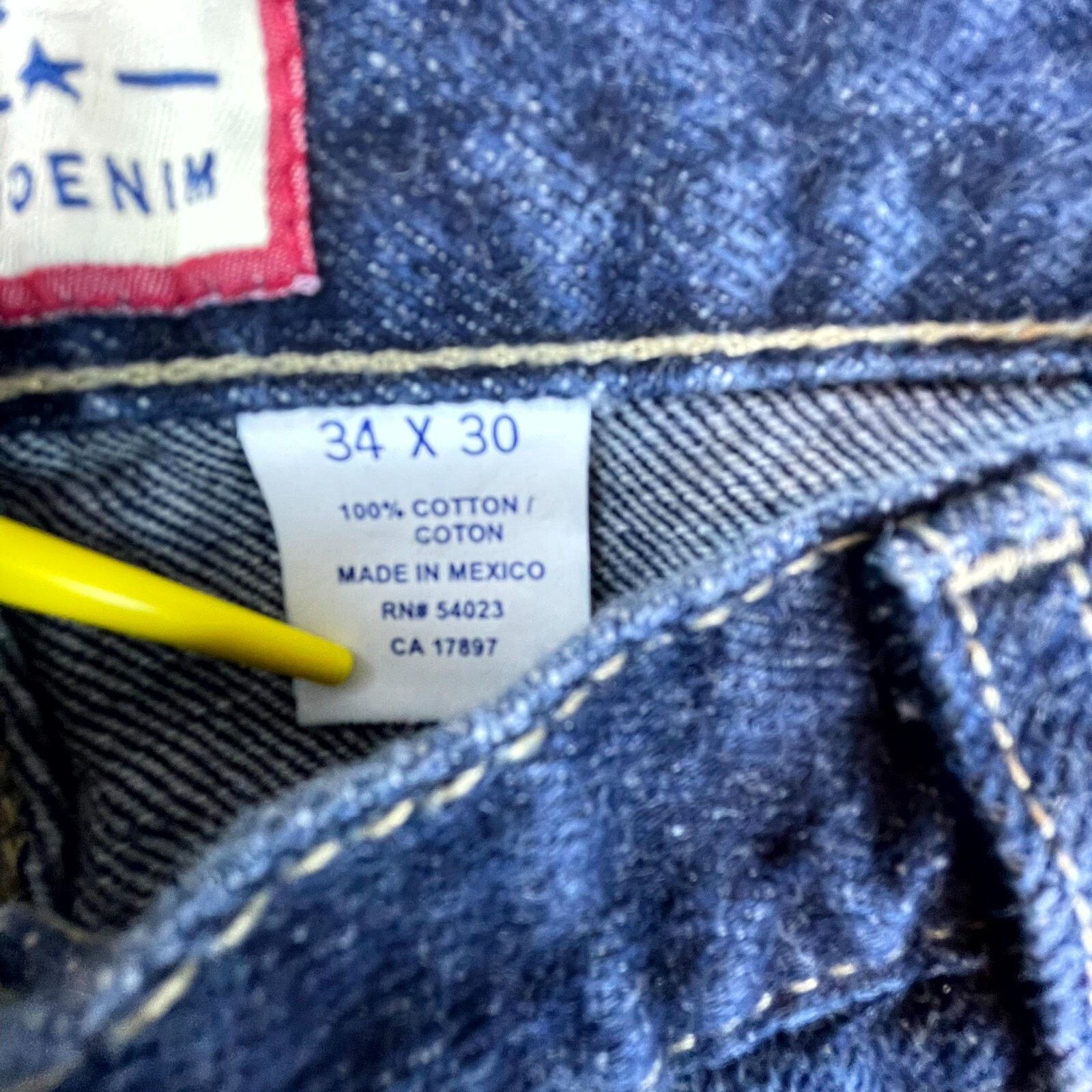 Old Navy Vintage Old Navy Jeans Mens 34 Straight Relaxed Frayed Loose Size US 34 / EU 50 - 10 Thumbnail