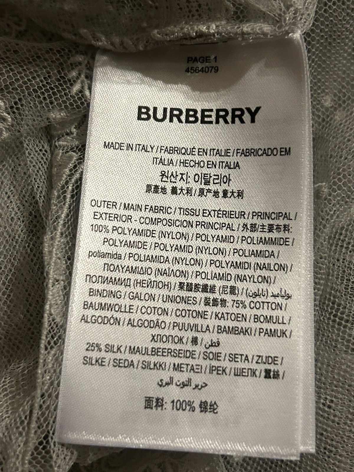 Burberry BURBERRY Ruffled Embroidered Swiss-dot tulle Maxi Dress Size S / US 4 / IT 40 - 10 Thumbnail