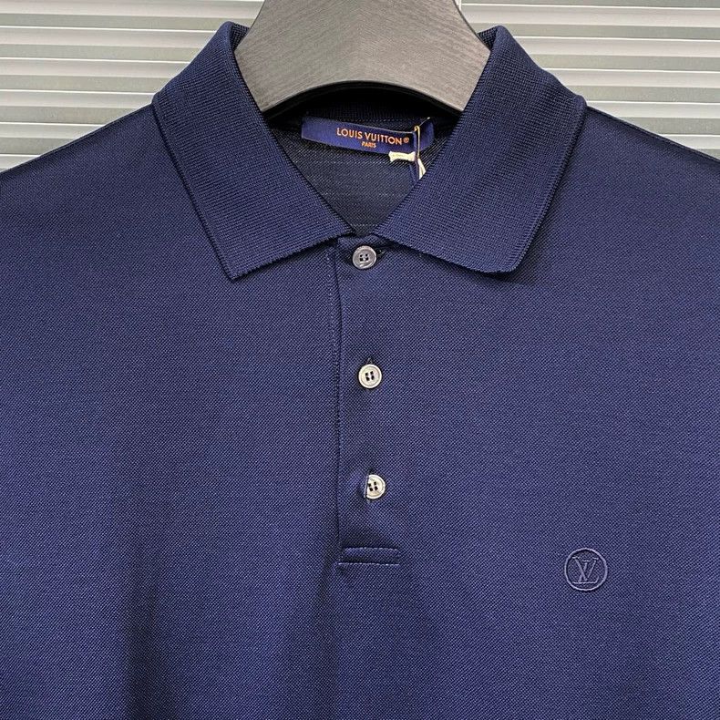Louis Vuitton LOUIS VUITTON Circle embroidered logo polo shirt 2504-Nexta Size US L / EU 52-54 / 3 - 3 Thumbnail