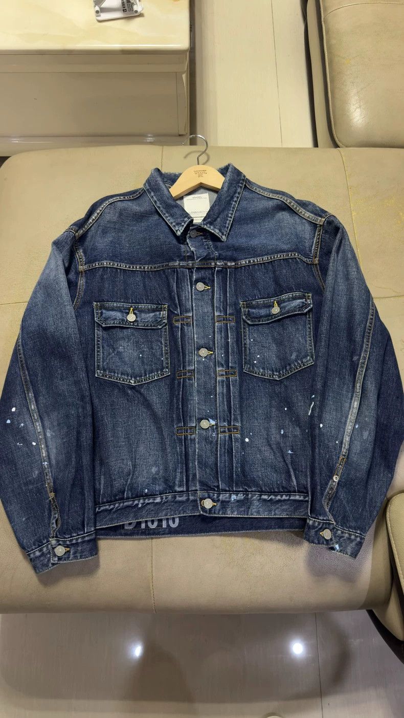 Visvim Visvim 22SS 101XX DMGD-1010 Washing Old Splash Loose denim Size US XL / EU 56 / 4 - 1 Thumbnail