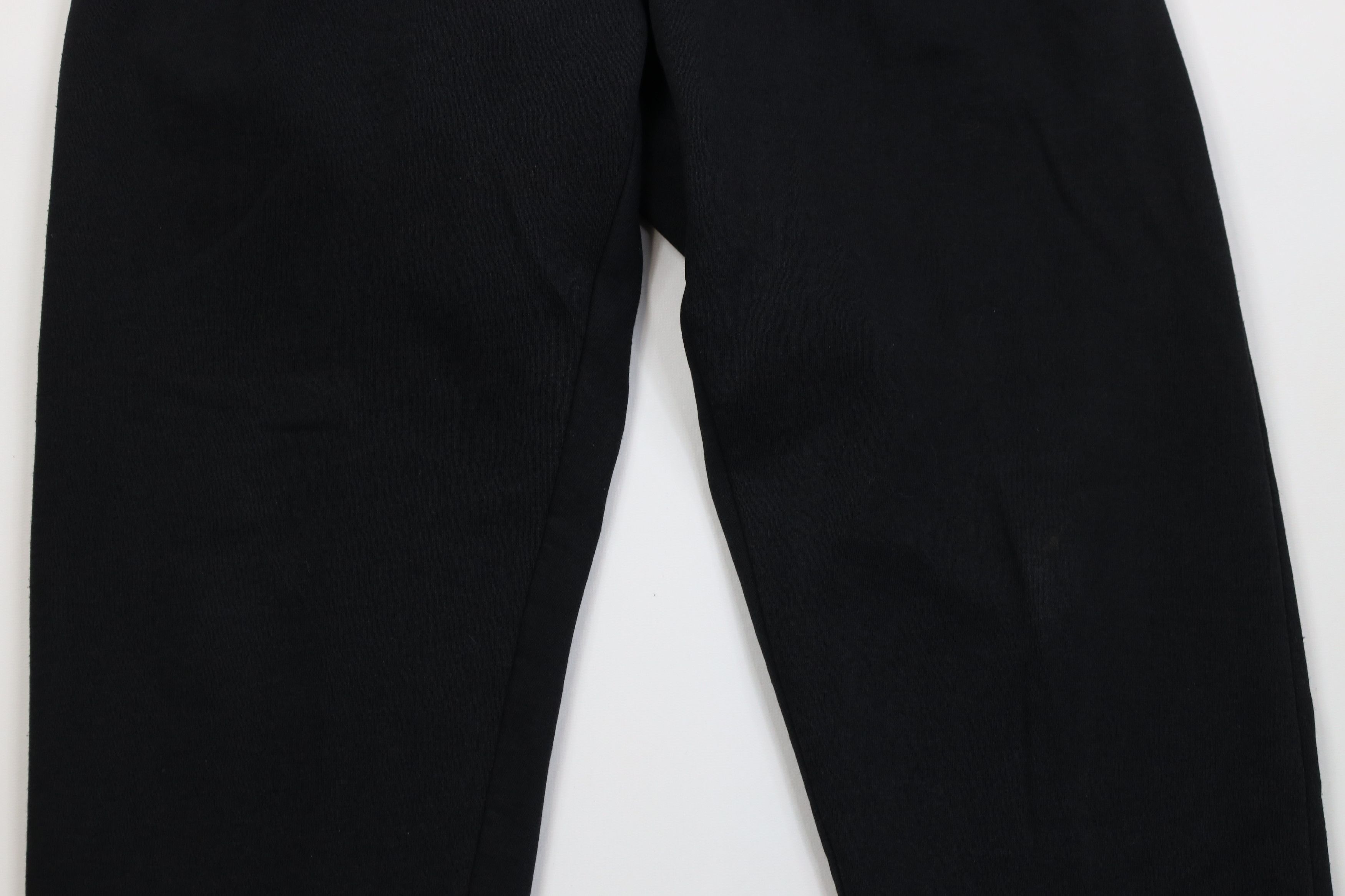 Vintage Vintage 90s Streetwear Blank Sweatpants Pants Black Size 26" / US 2 / IT 38 - 4 Thumbnail