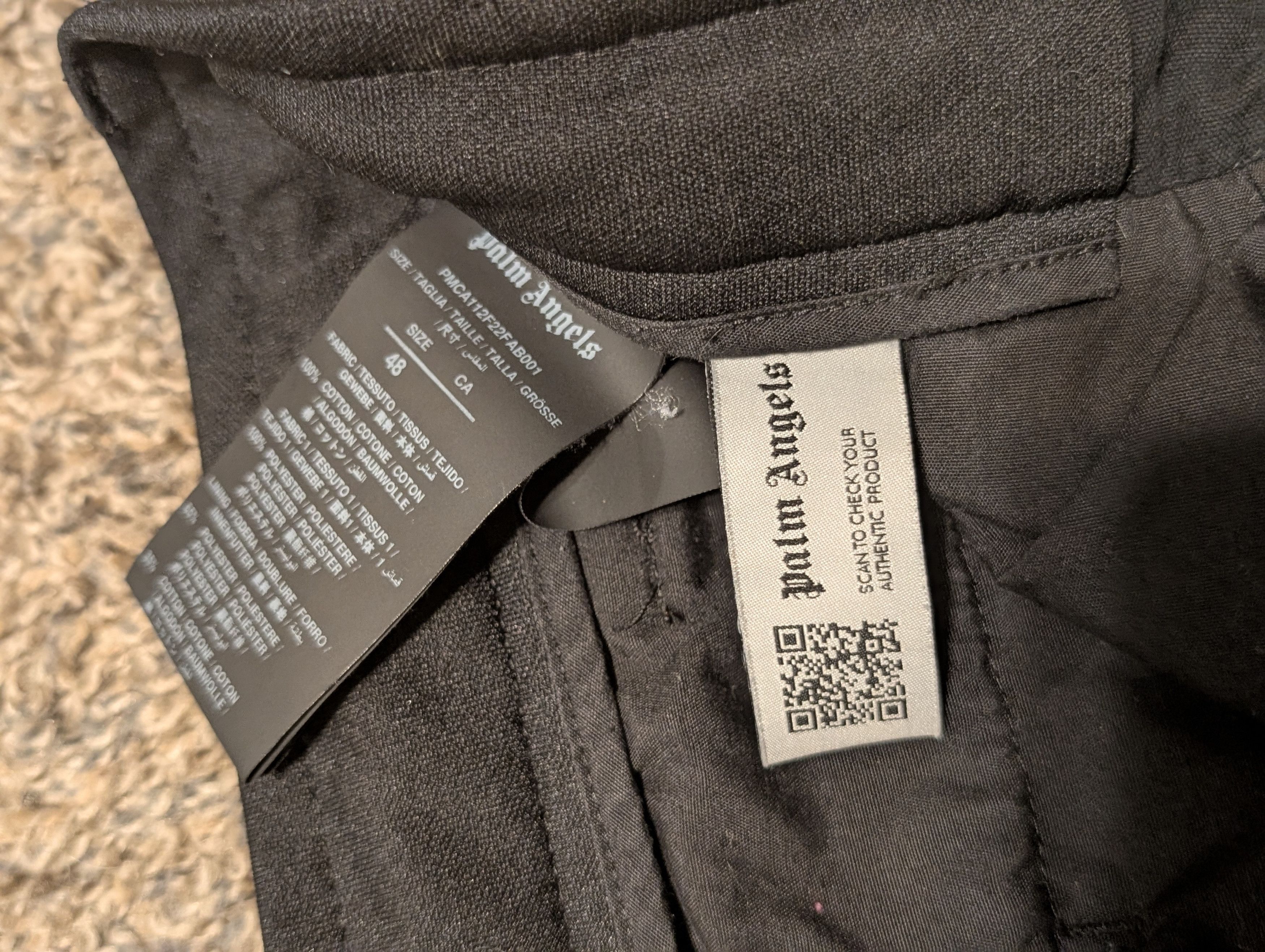 Palm Angels Side-Stripe Straight Leg Trousers Size US 32 / EU 48 - 6 Thumbnail