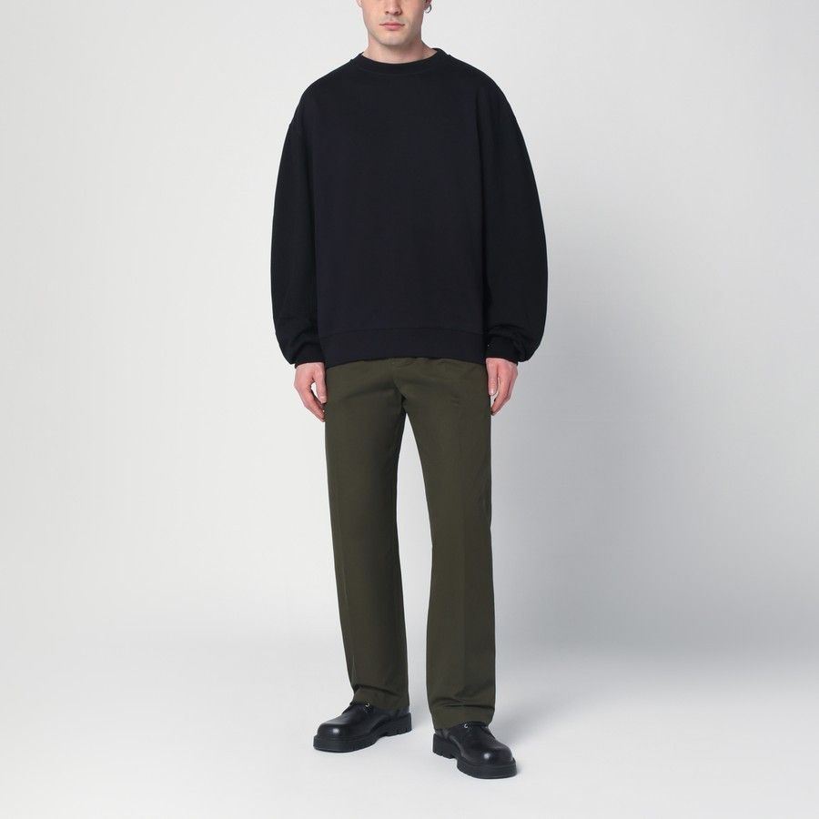 Dries Van Noten o1d2blof0225 Sweatshirt in Navy Blue Size US S / EU 44-46 / 1 - 2 Thumbnail