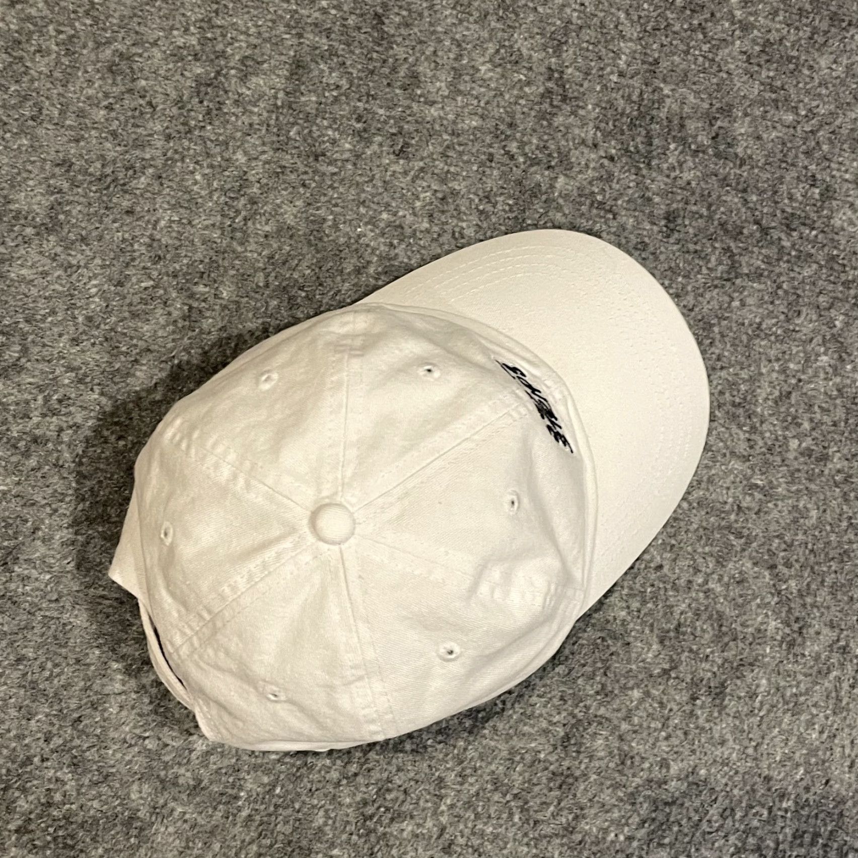 Vintage Sour Strips Hat Baseball One Size White Cotton Twill Adjustable Strap Back Men Size ONE SIZE - 7 Thumbnail