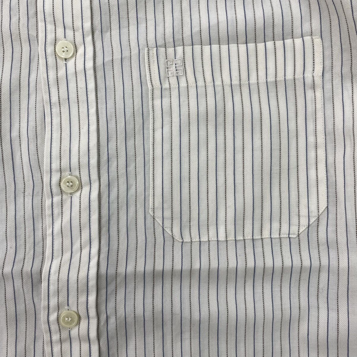Givenchy Vintage Givenchy Men Luxury Striped Button Up Shirt Size US M / EU 48-50 / 2 - 8 Thumbnail