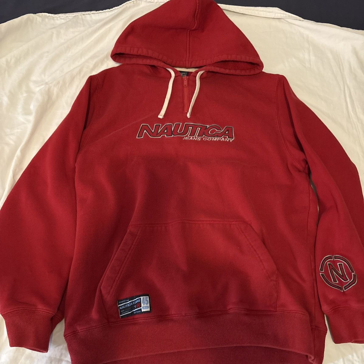 Nautica Nautica hoodie sweatshirt y2k size medium red Size US M / EU 48-50 / 2 - 1 Thumbnail