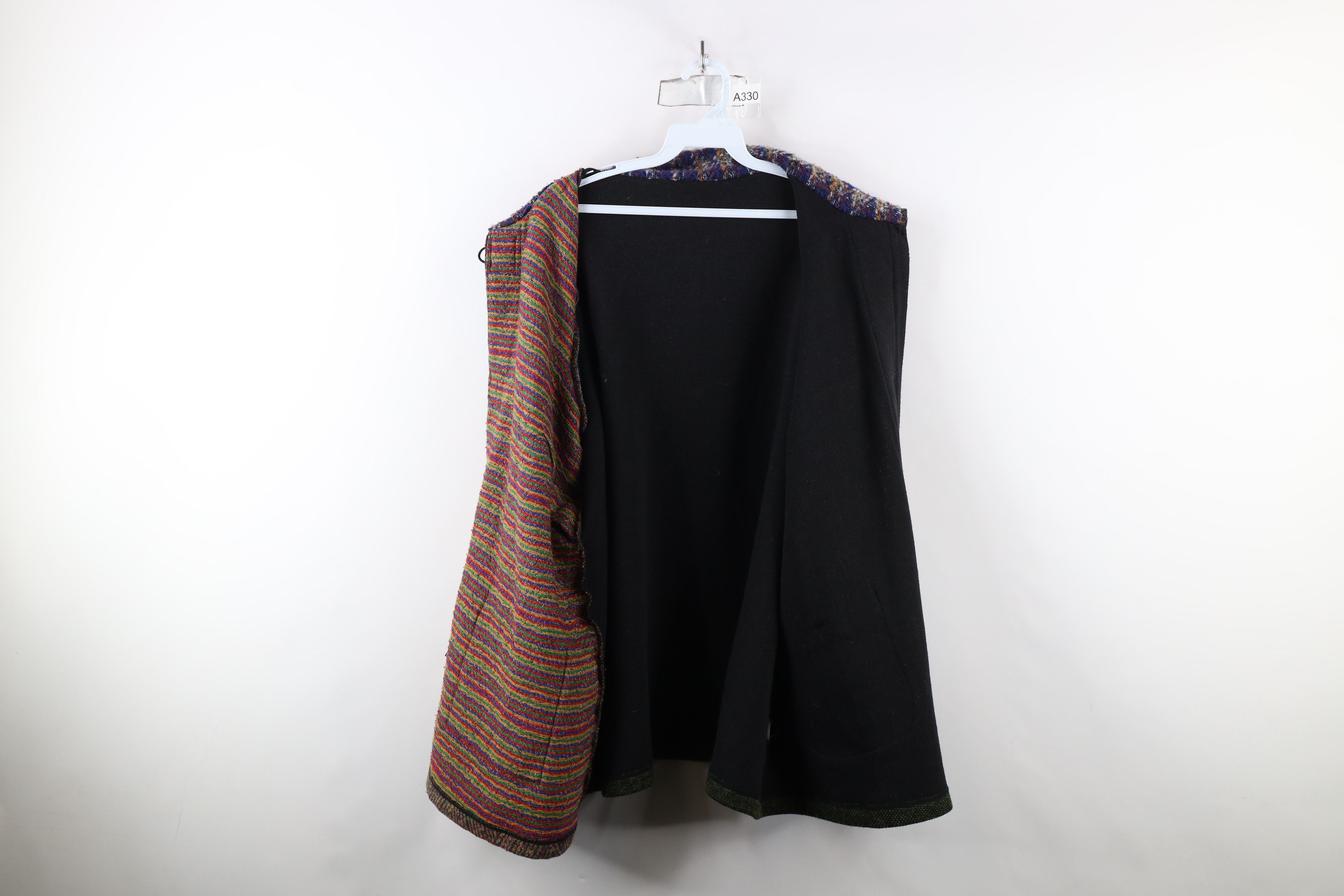 Vintage Vintage 90s Streetwear Fleck Patchwork Quilted Button Jacket Size 3XL / US 20-22 - 10 Thumbnail