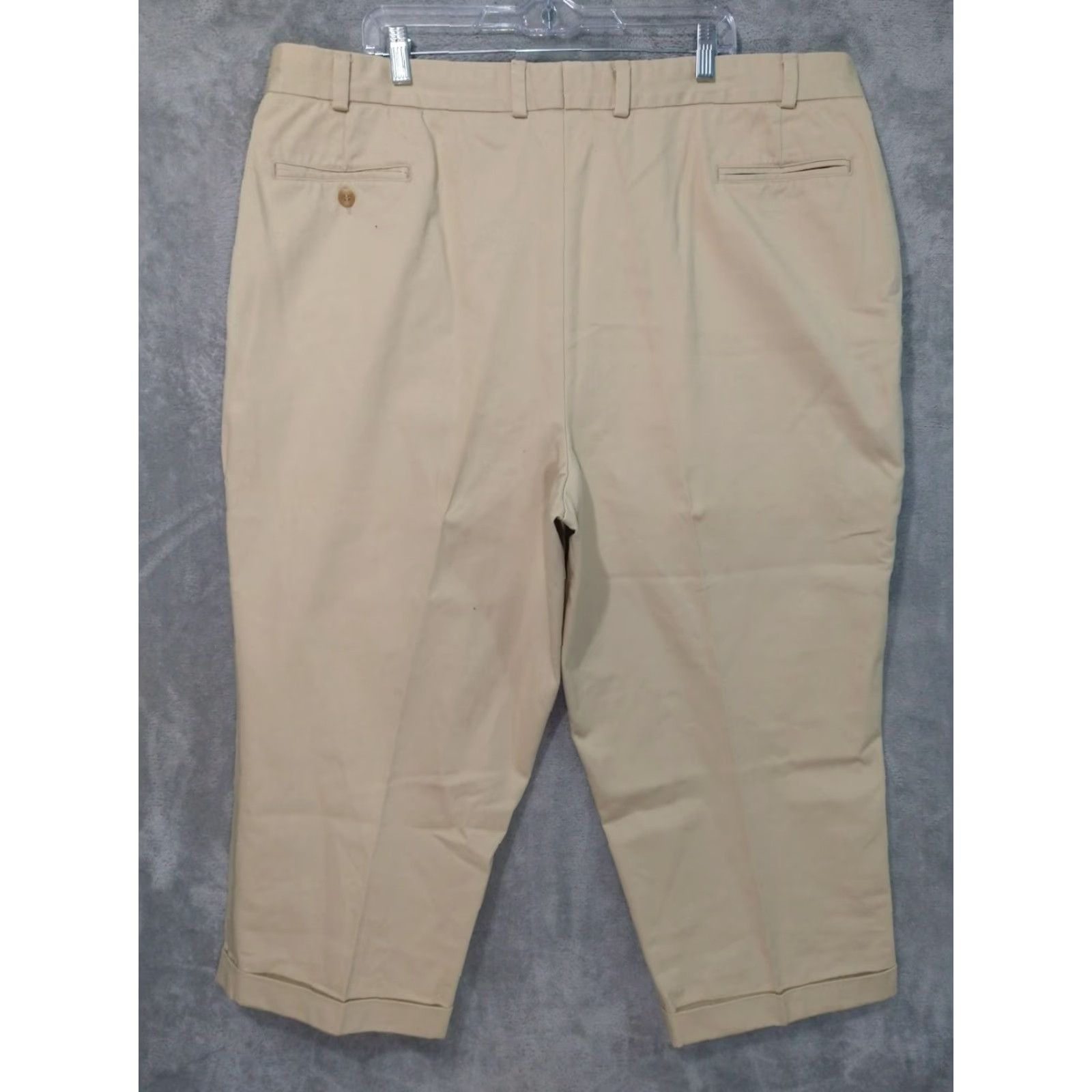 Bills Khakis Bills Khakis Pants Mens 46 x 23 Beige Chino M2P Pleated Twill Cotton Straight Casual Business Vintage No Size US 30 / EU 46 - 2 Thumbnail