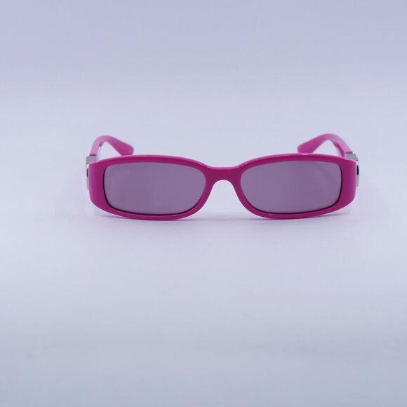 Gucci Gucci GG1661S 004 Sunglasses Fuchsia Rectangle Frame, Pink Size ONE SIZE - 2 Thumbnail