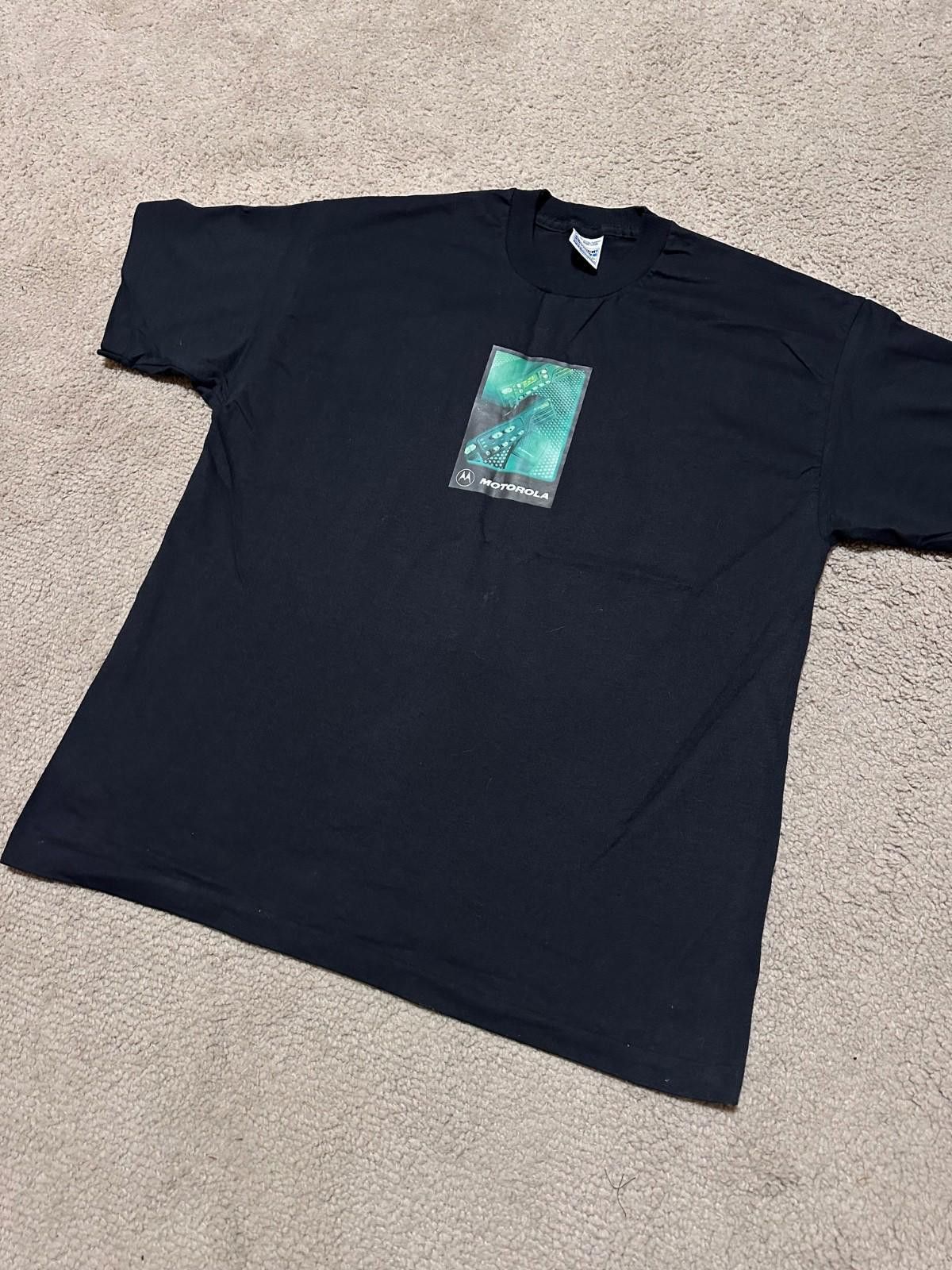 Fruit Of The Loom Vintage Motorola T-Shirt Sz XL Size US XL / EU 56 / 4 - 2 Thumbnail