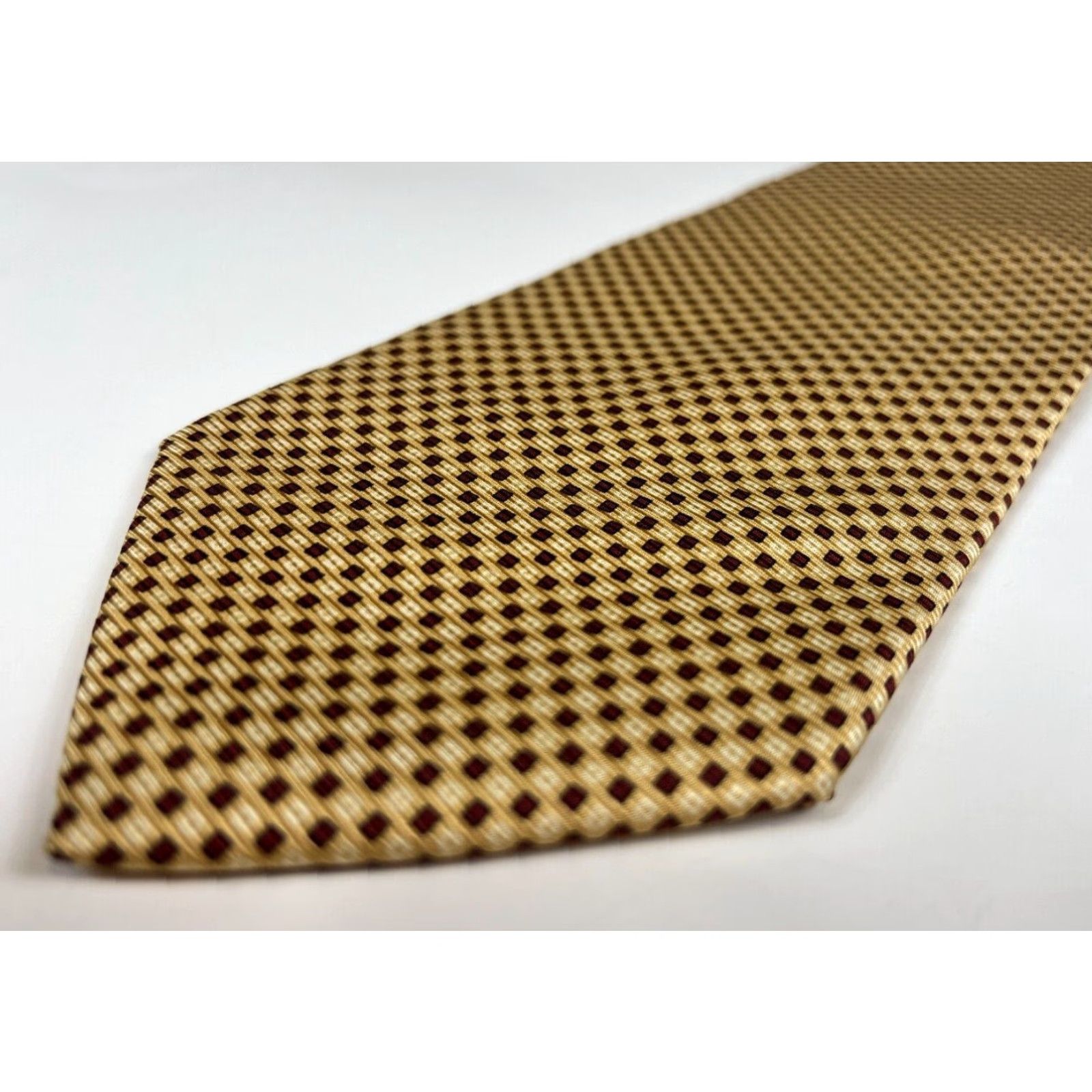 Brooks Brothers Brooks Brothers Makers Silk Tie Check Men’s Silk Tie Yellow 56" Wide Pre-owned in great condition 3.75" USA Mens Silk Tie Size ONE SIZE - 5 Thumbnail