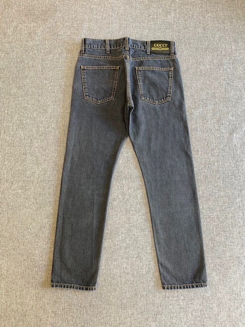 Gucci Gucci Embroidered tapered jeans 2502-Nextarrow Size US 30 / EU 46 - 2 Thumbnail