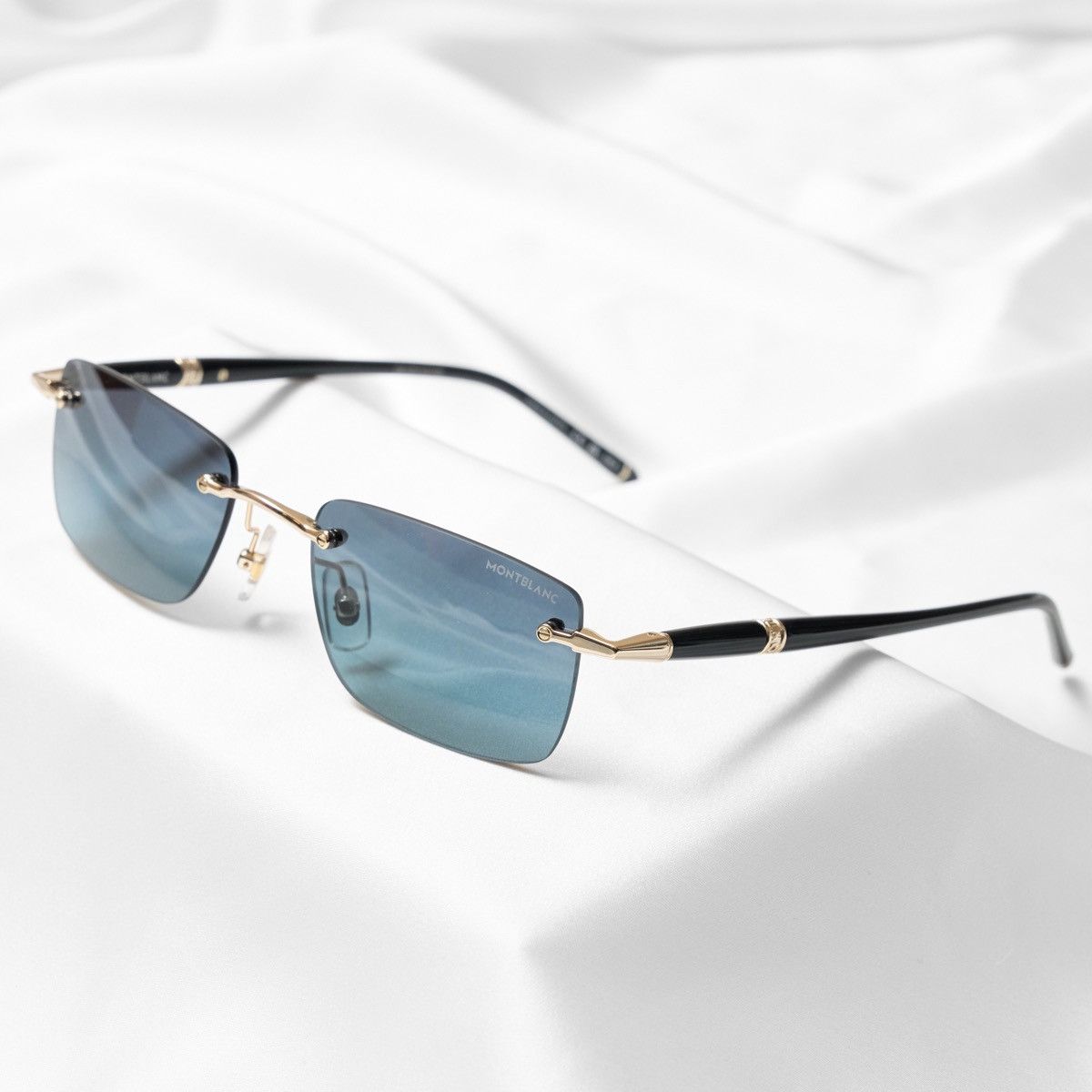Montblanc MONTBLANC MB0344S 008 SUNGLASSES Size ONE SIZE - 2 Thumbnail