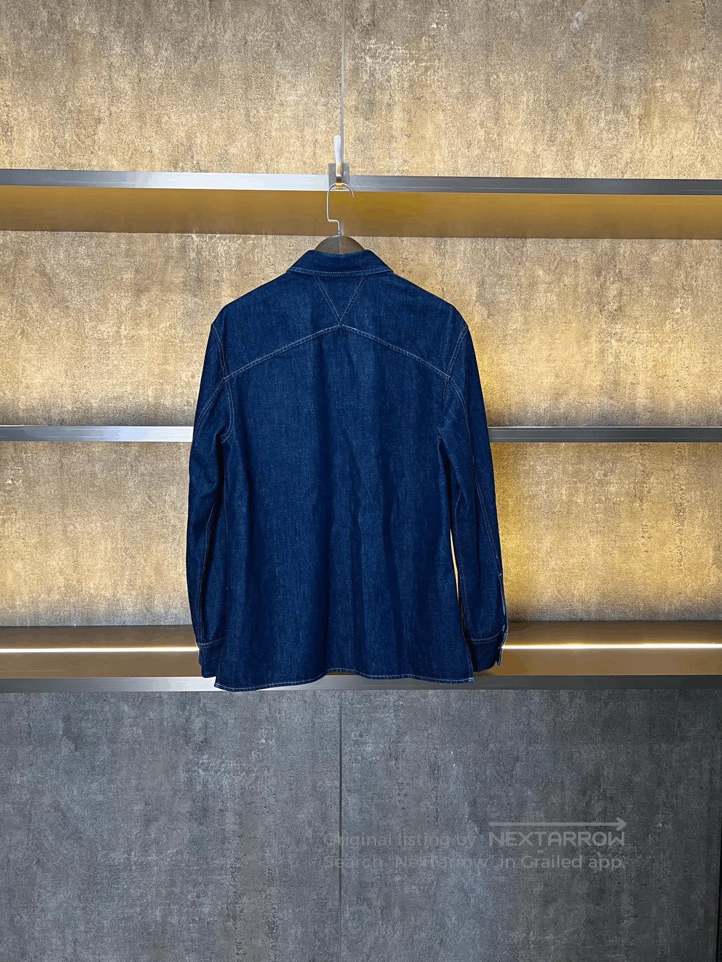 Bottega Veneta Bottega Veneta Dark Blue Denim Shirt. Size US S / EU 44-46 / 1 - 2 Thumbnail